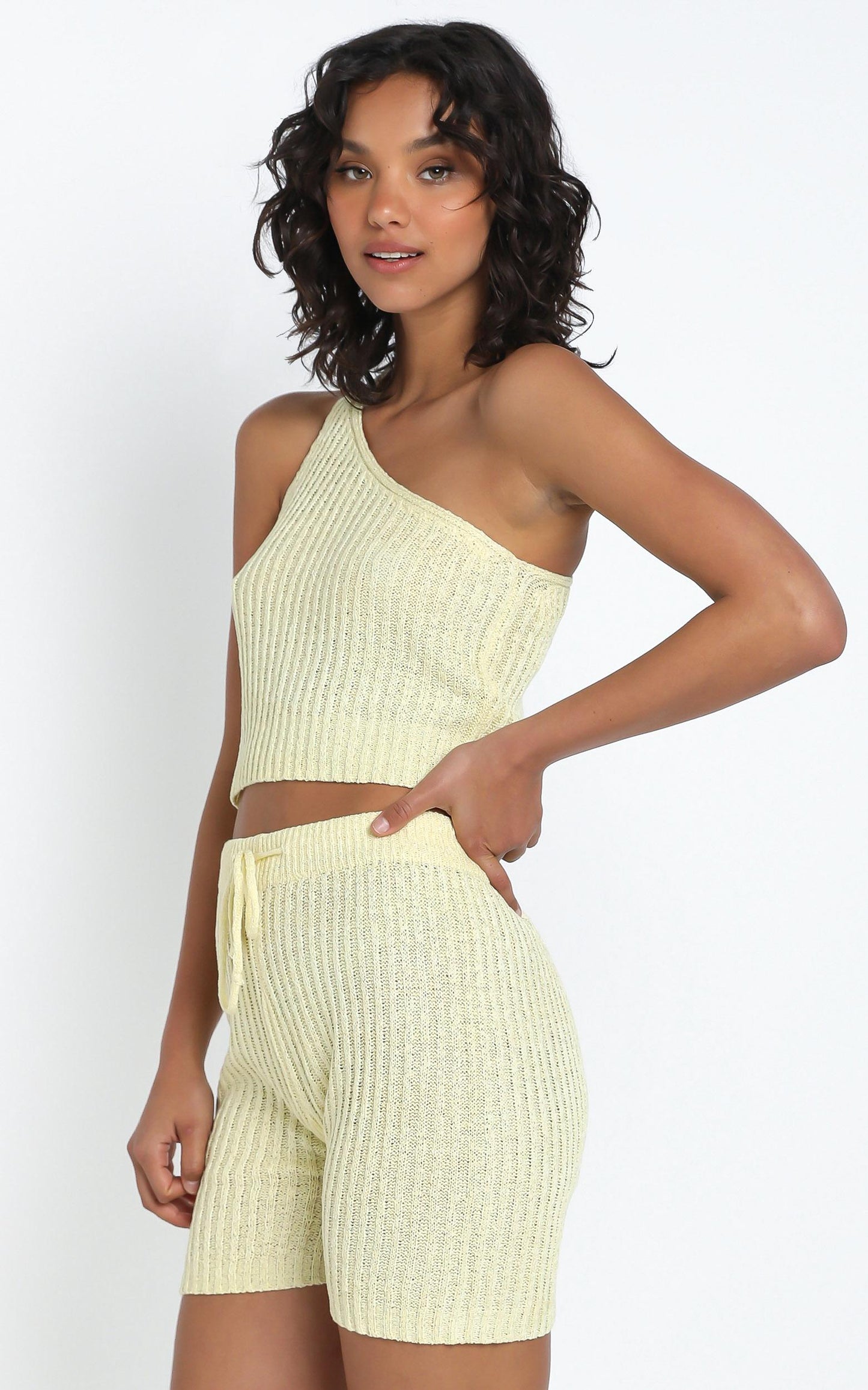 Kerry Knit Top in Yellow