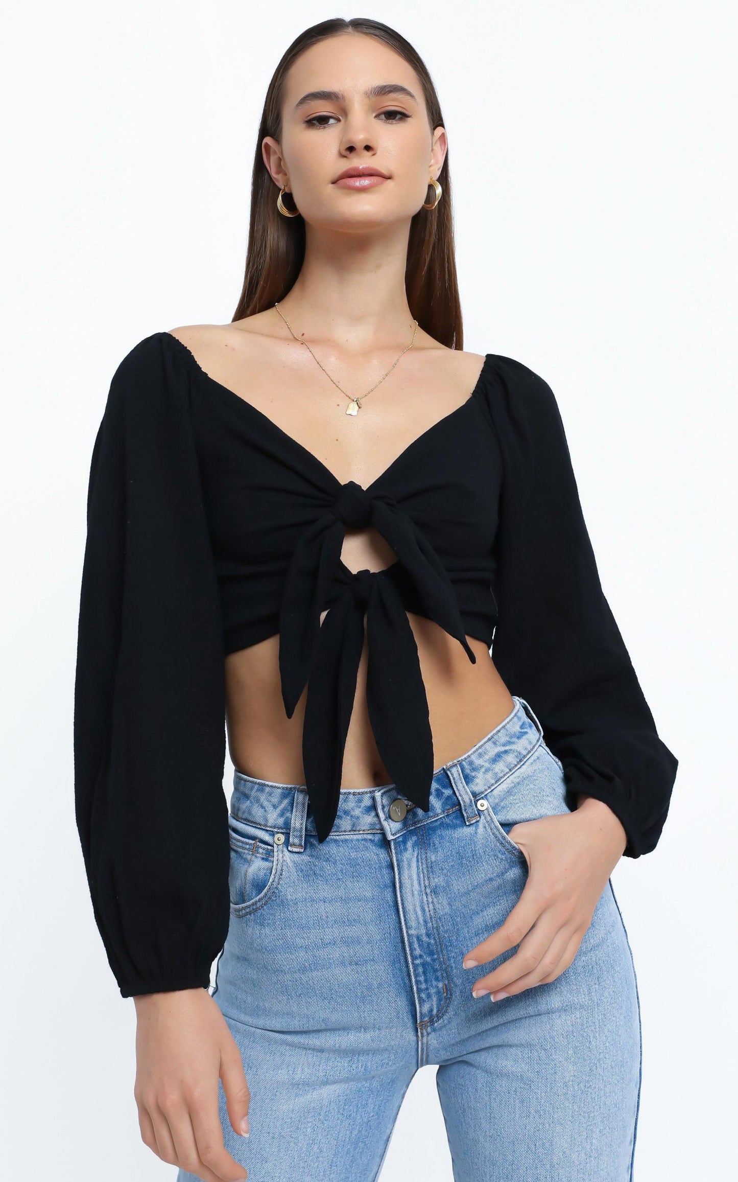 Kesta Top in Black
