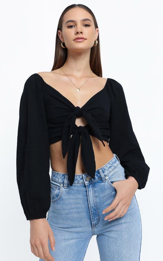 Kesta Top in Black