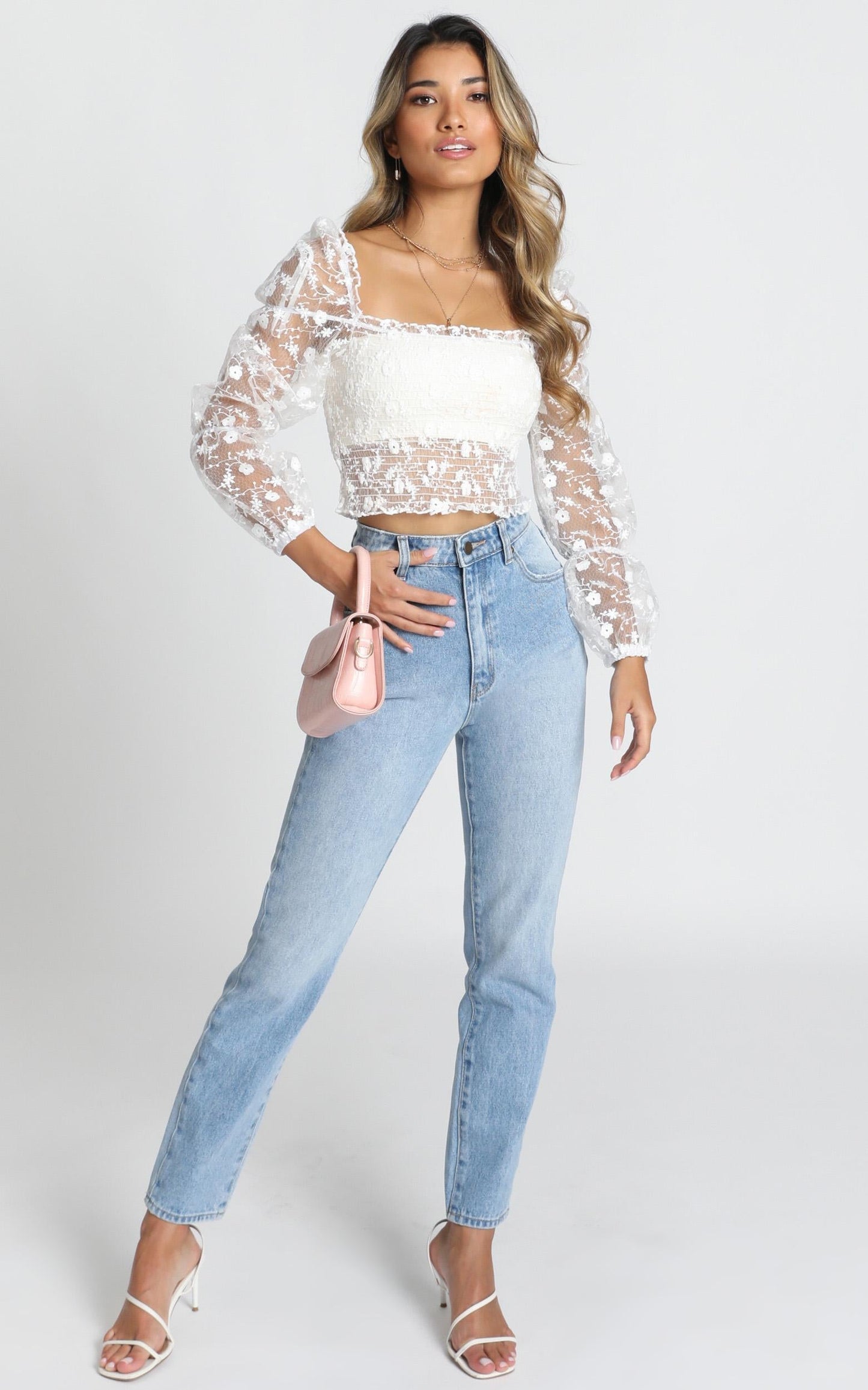 Kirsten Top In White