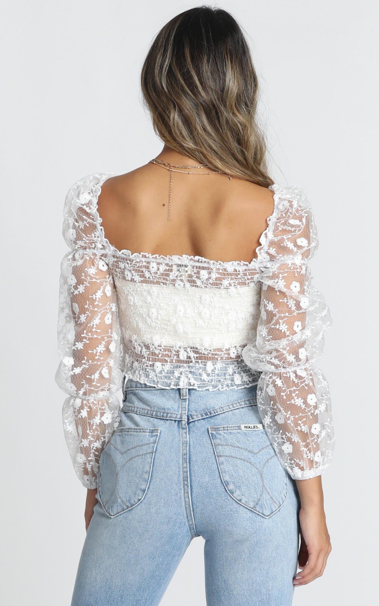 Kirsten Top In White