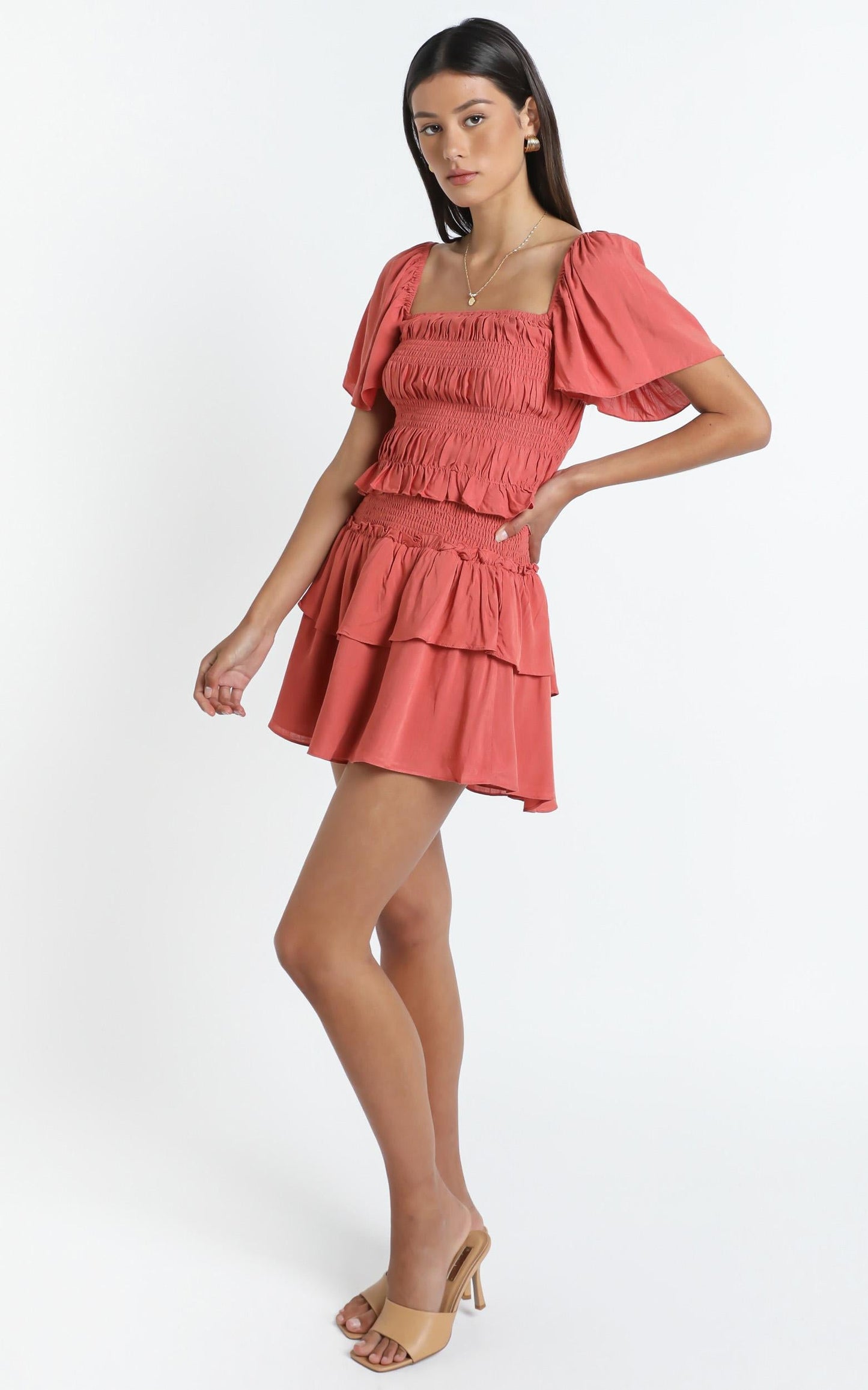 Kloe Skirt in Rust