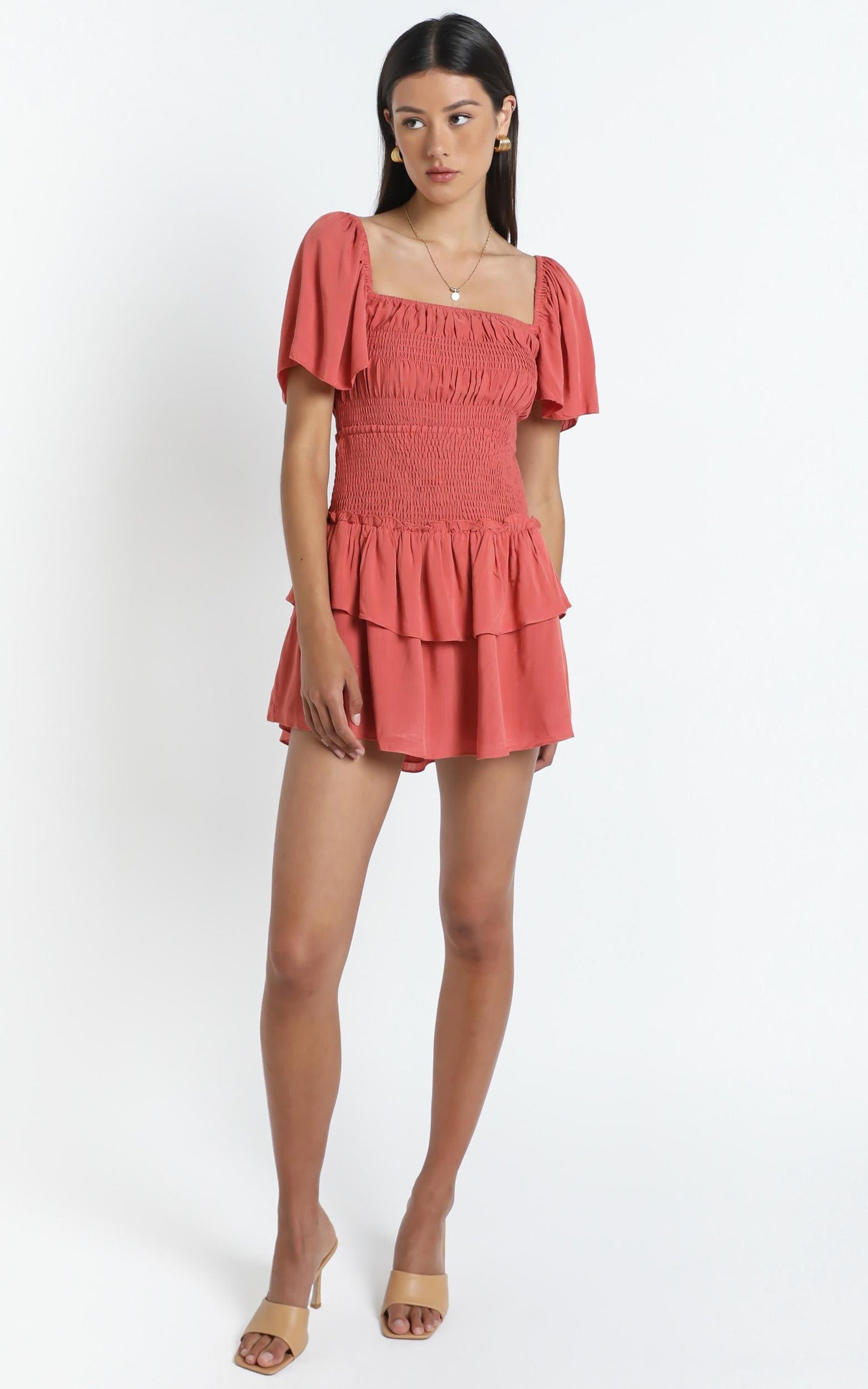 Kloe Skirt in Rust