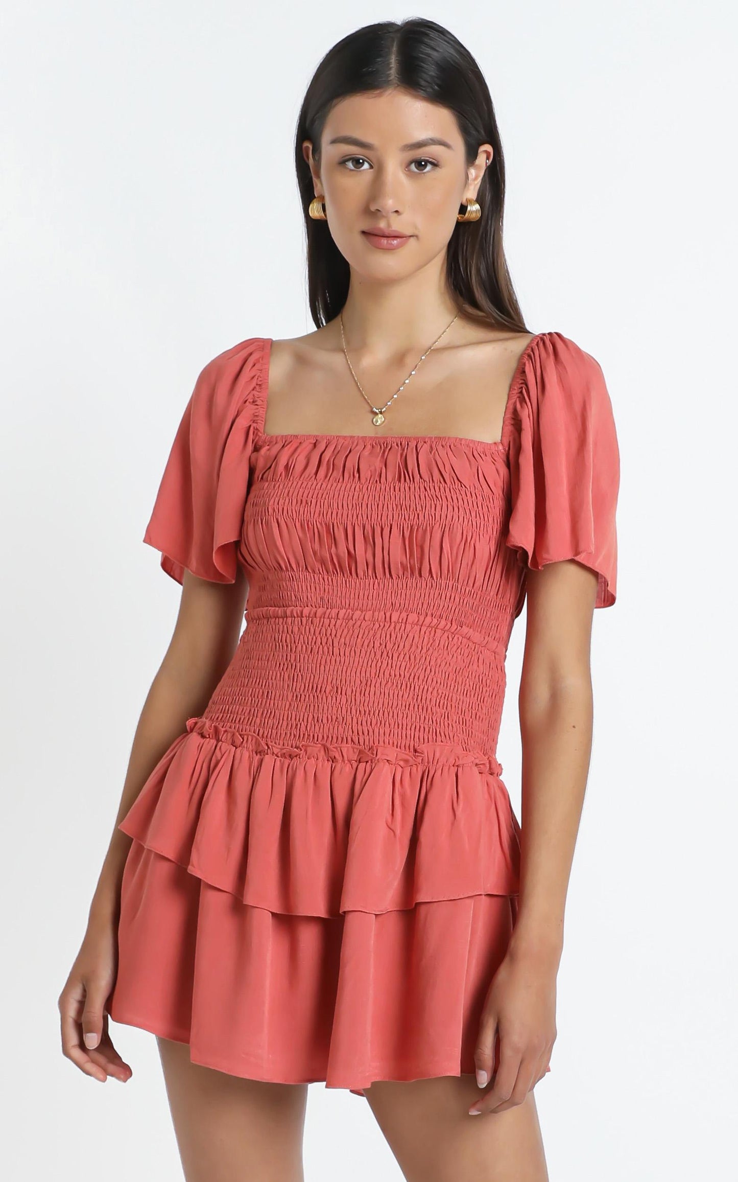 Kloe Skirt in Rust