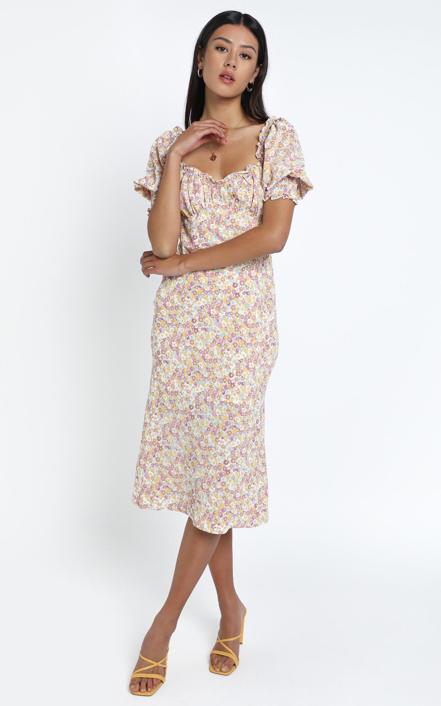Koby Dress in Pink Floral