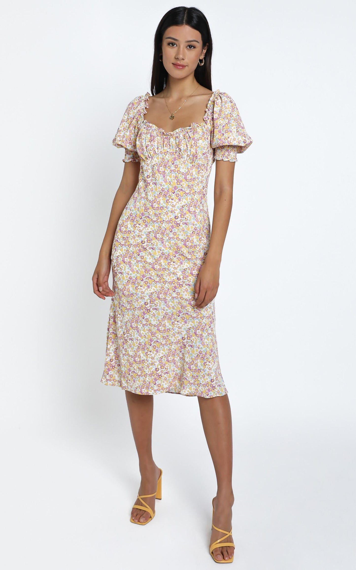 Koby Dress in Pink Floral