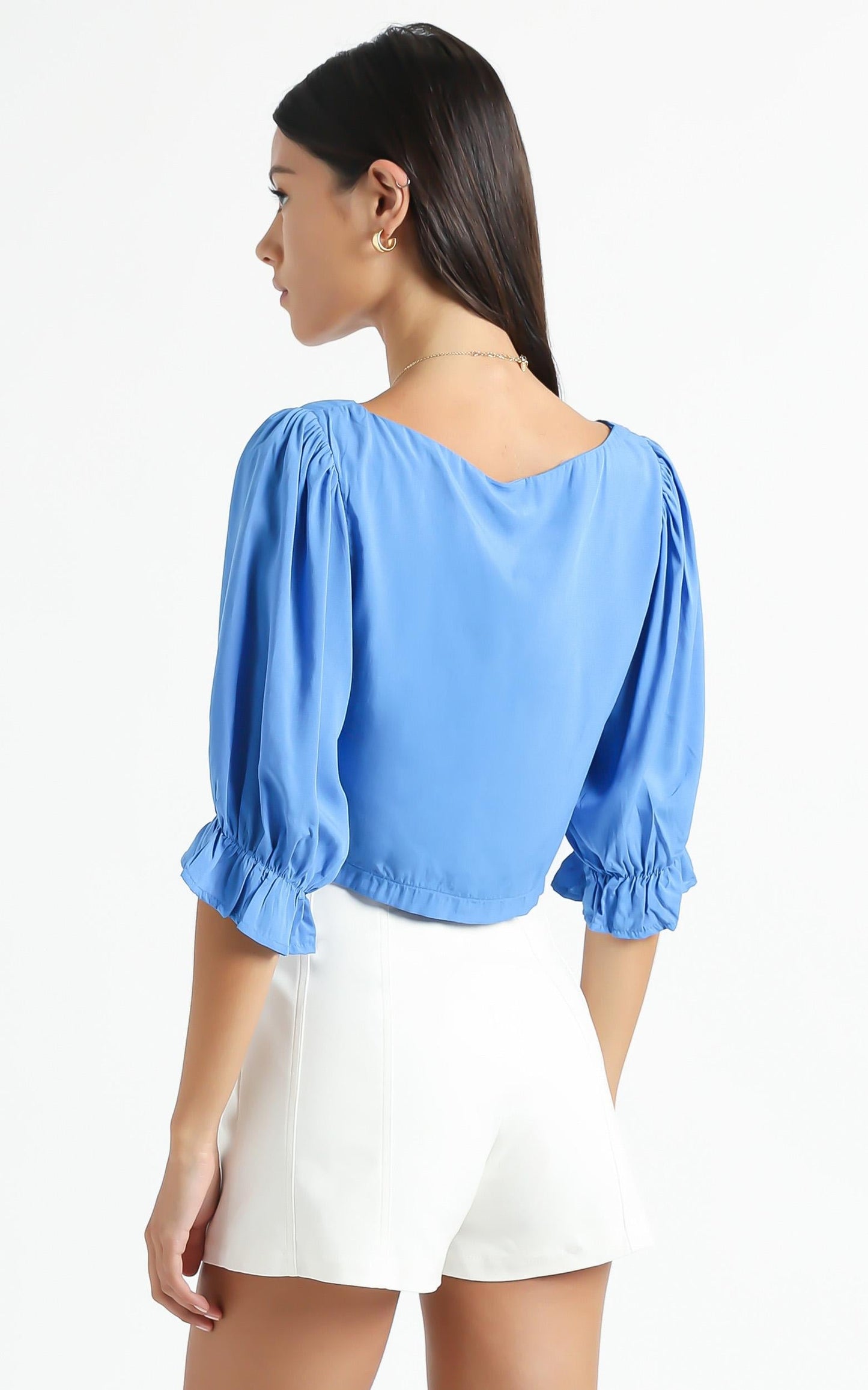 Kravia top in Blue