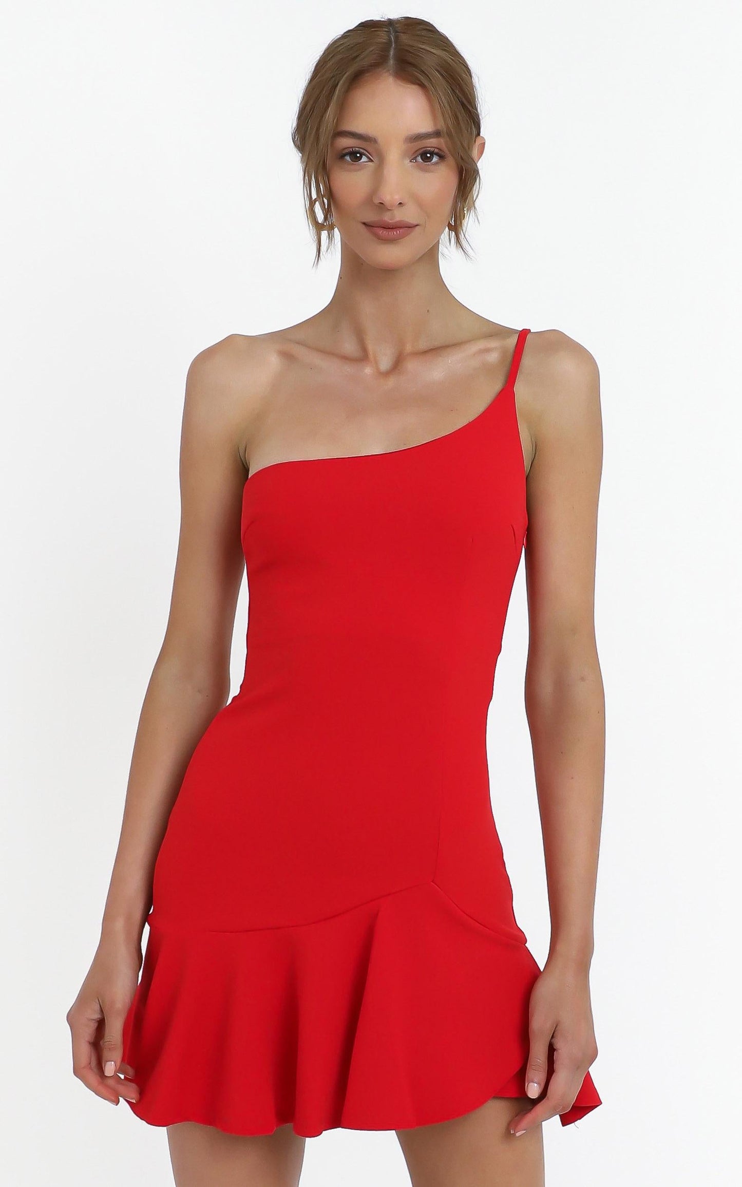 Lady and Man Dress in Red