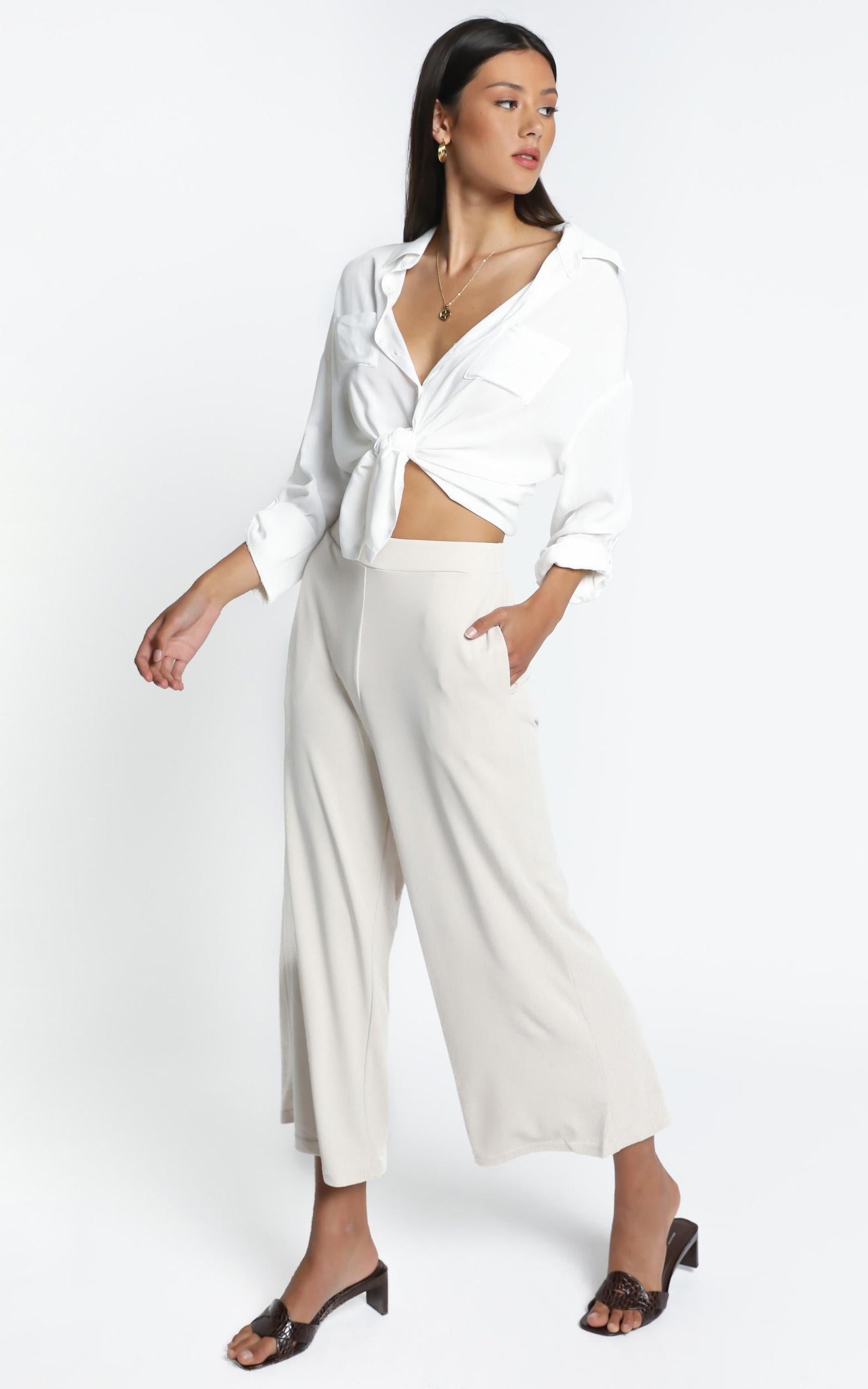 Laurel Pants in Beige