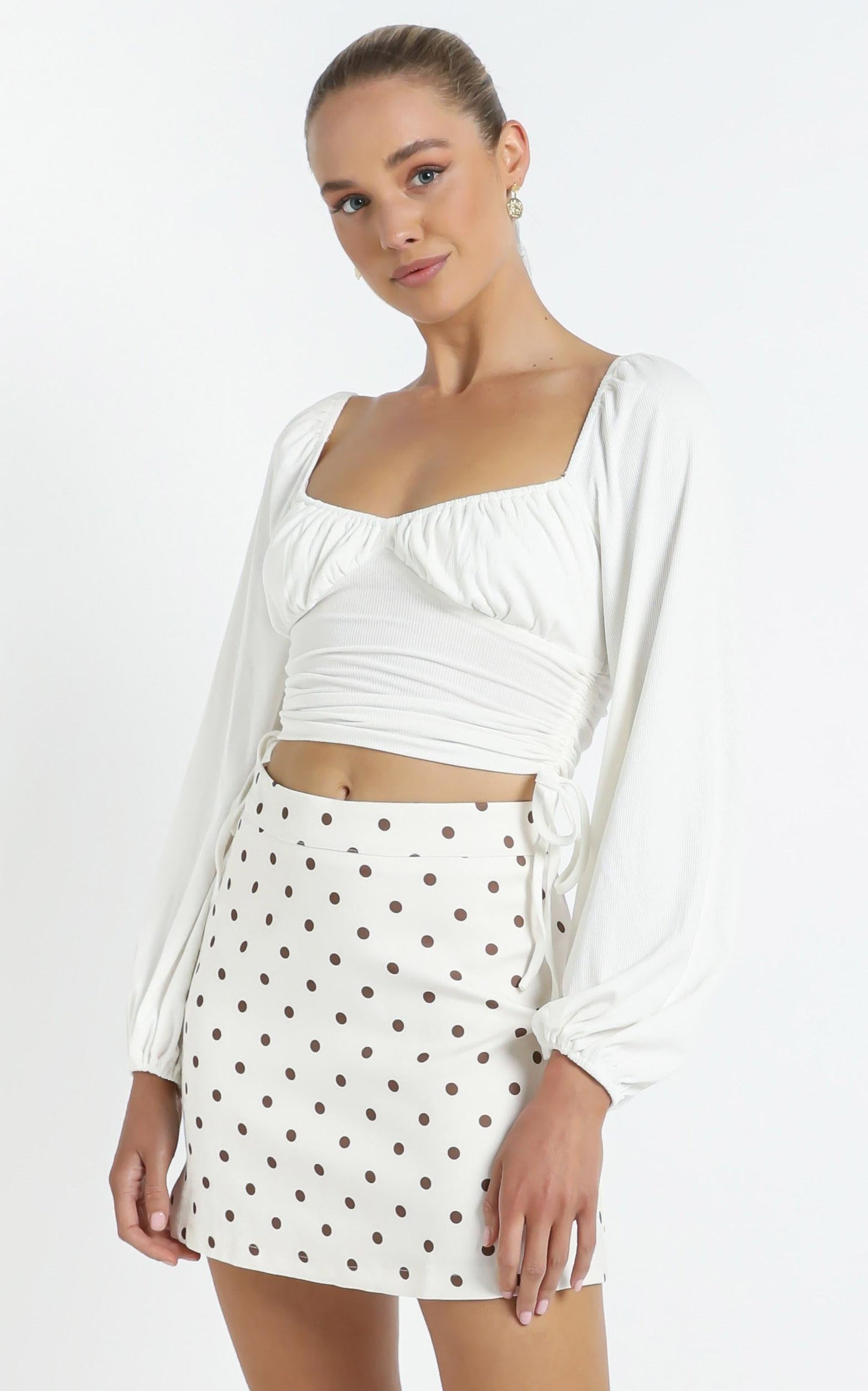 Lavo Skirt in White Spot
