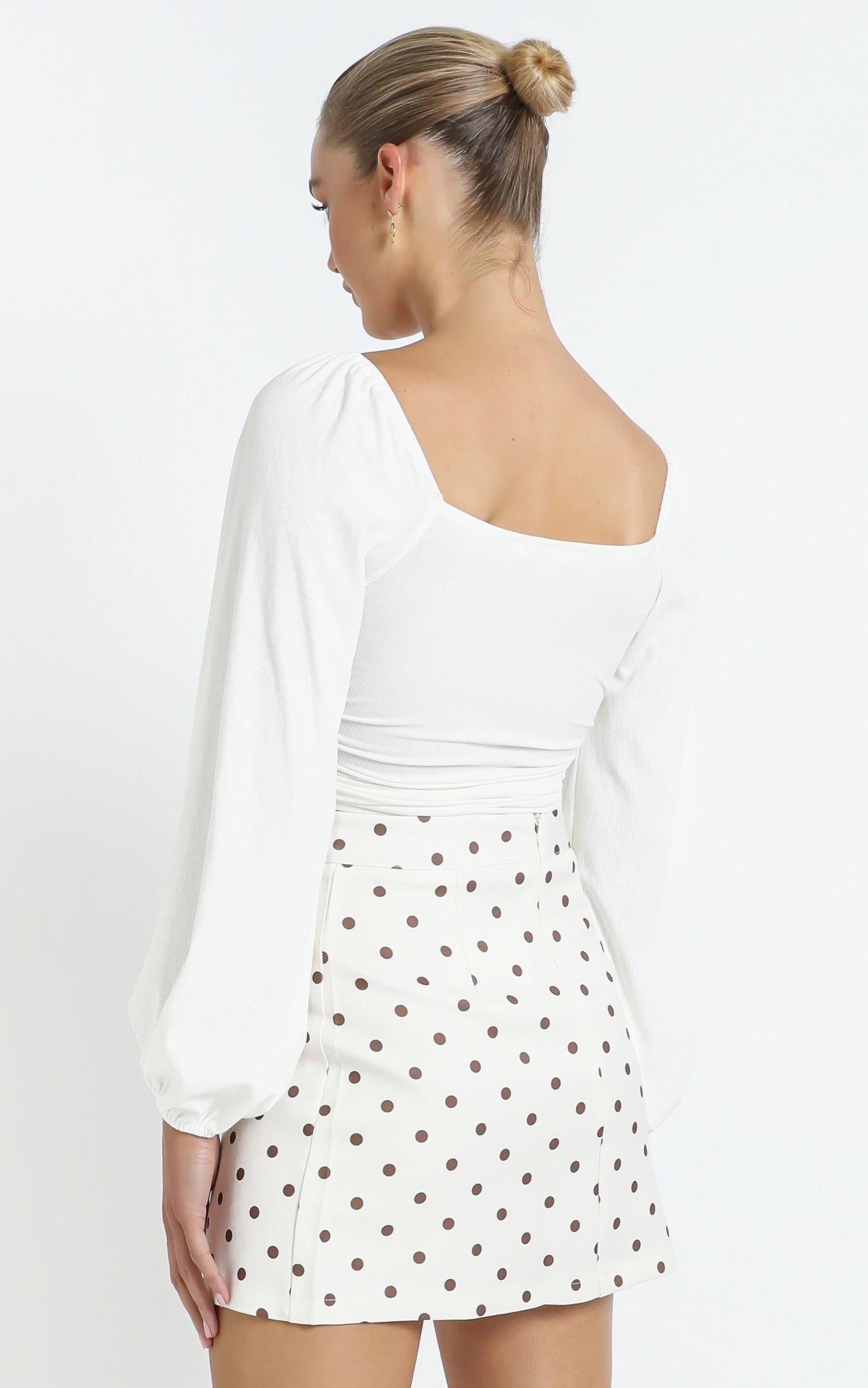 Lavo Skirt in White Spot