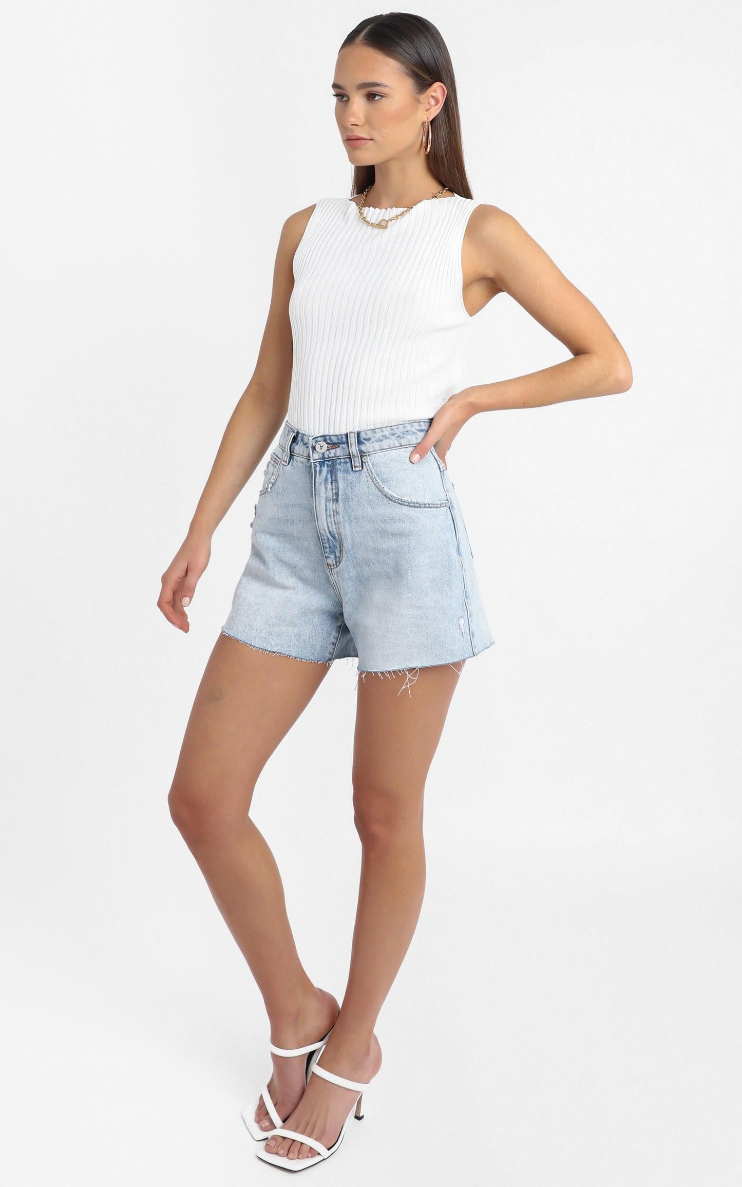 Laylah Knit top in White