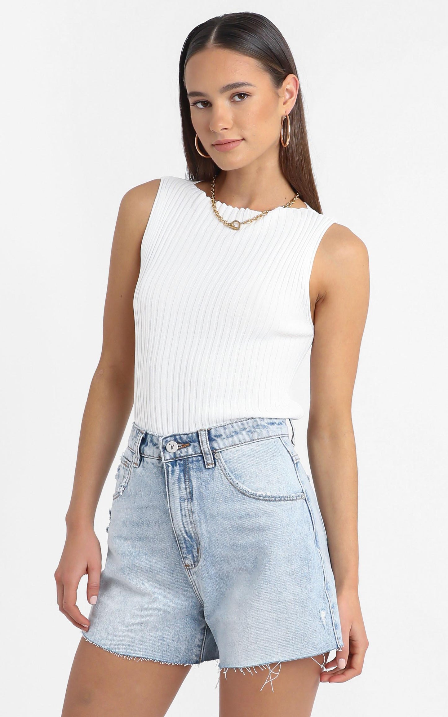 Laylah Knit top in White