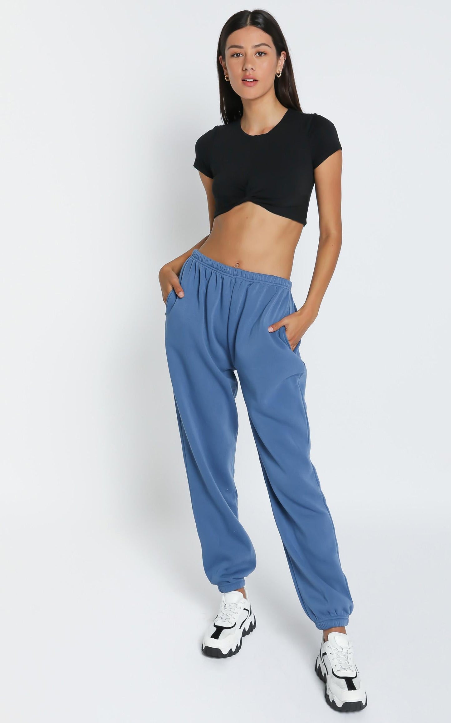 Lioness - Academy Sweatpants in Dusty Blue