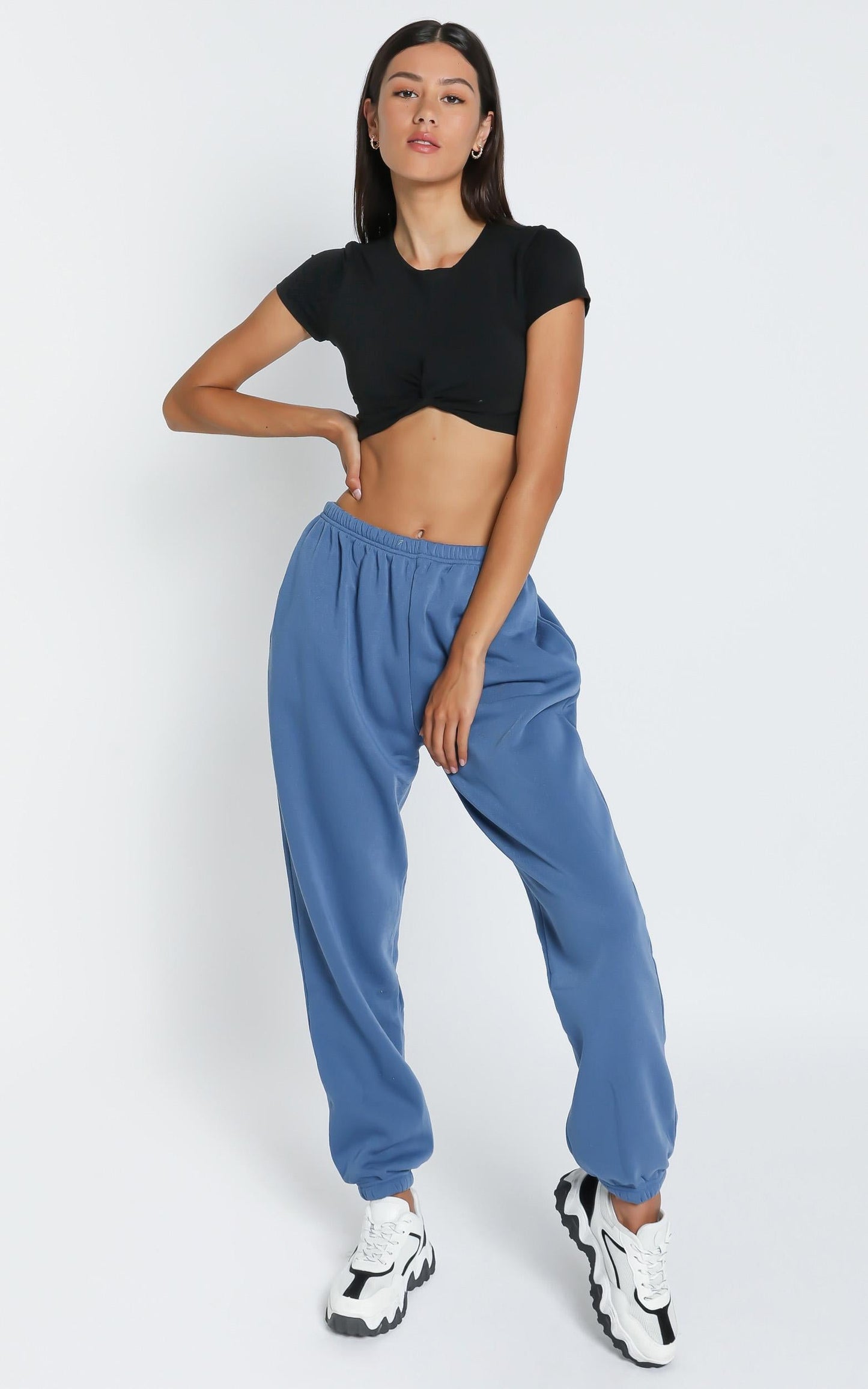 Lioness - Academy Sweatpants in Dusty Blue
