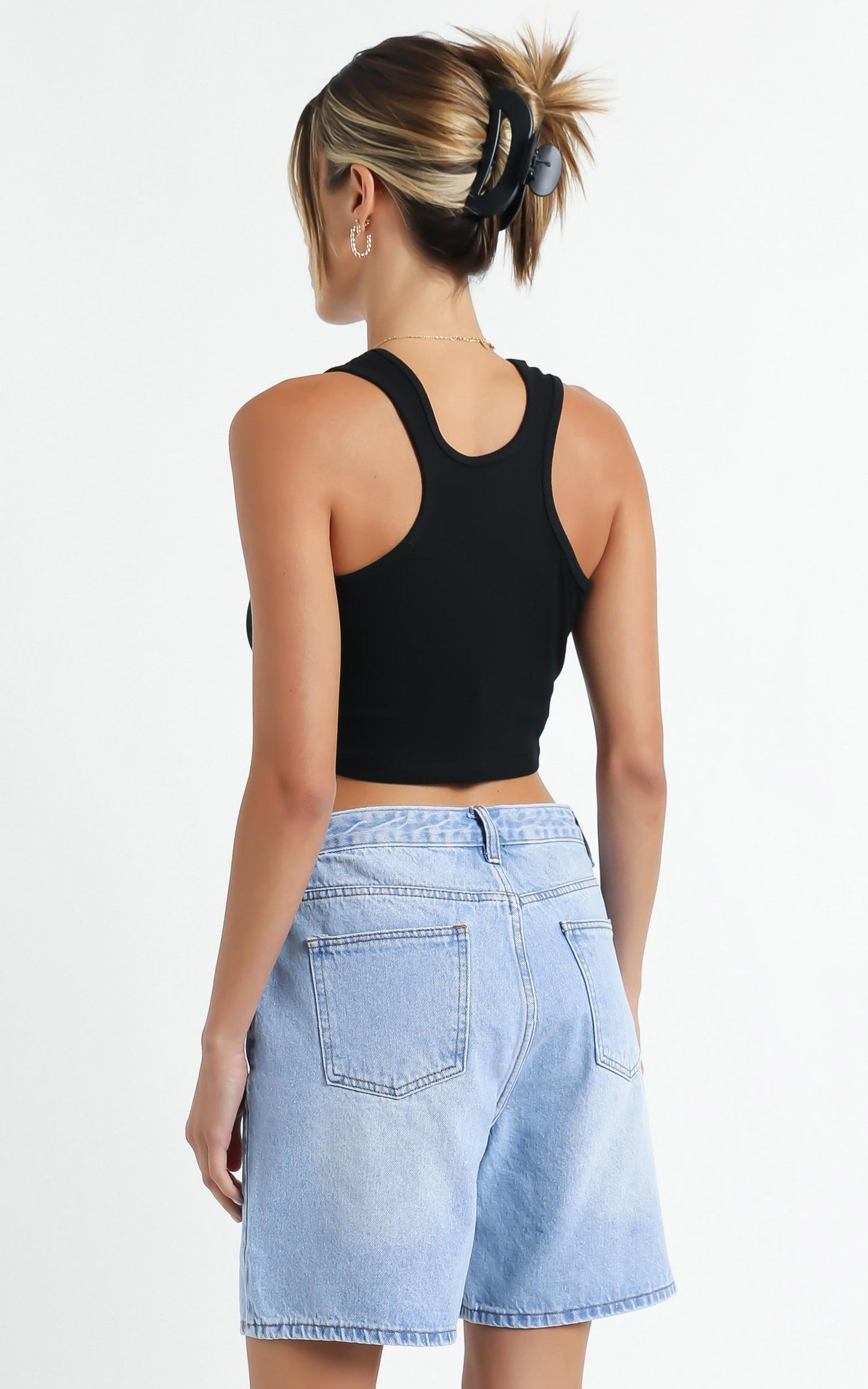 Lioness - Lowrider Denim Short in Blue Denim