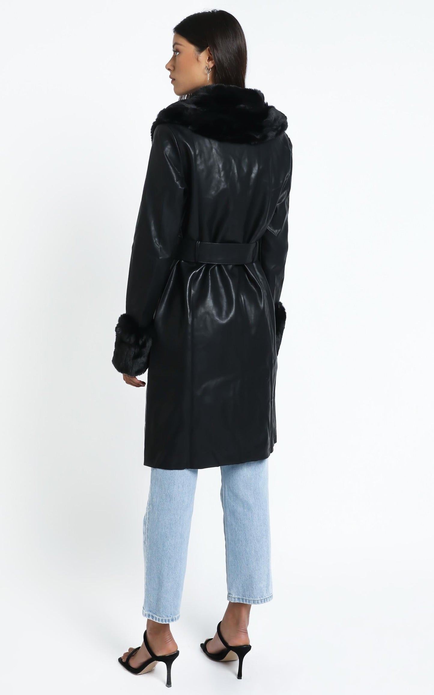 Lioness - Brooklyn Long Coat in Black