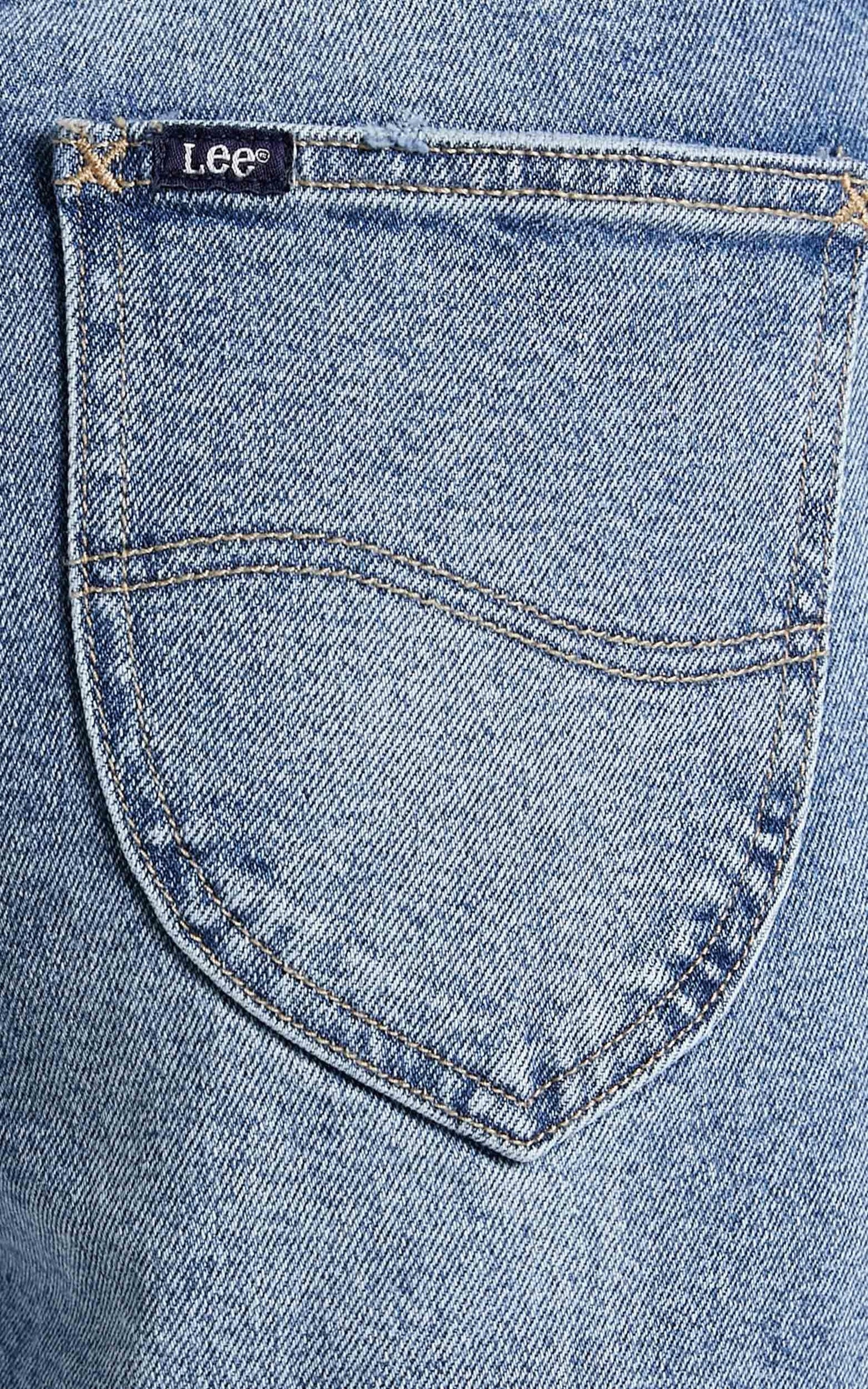 Lee - Hourglass High Mom Jeans in Bias Blue
