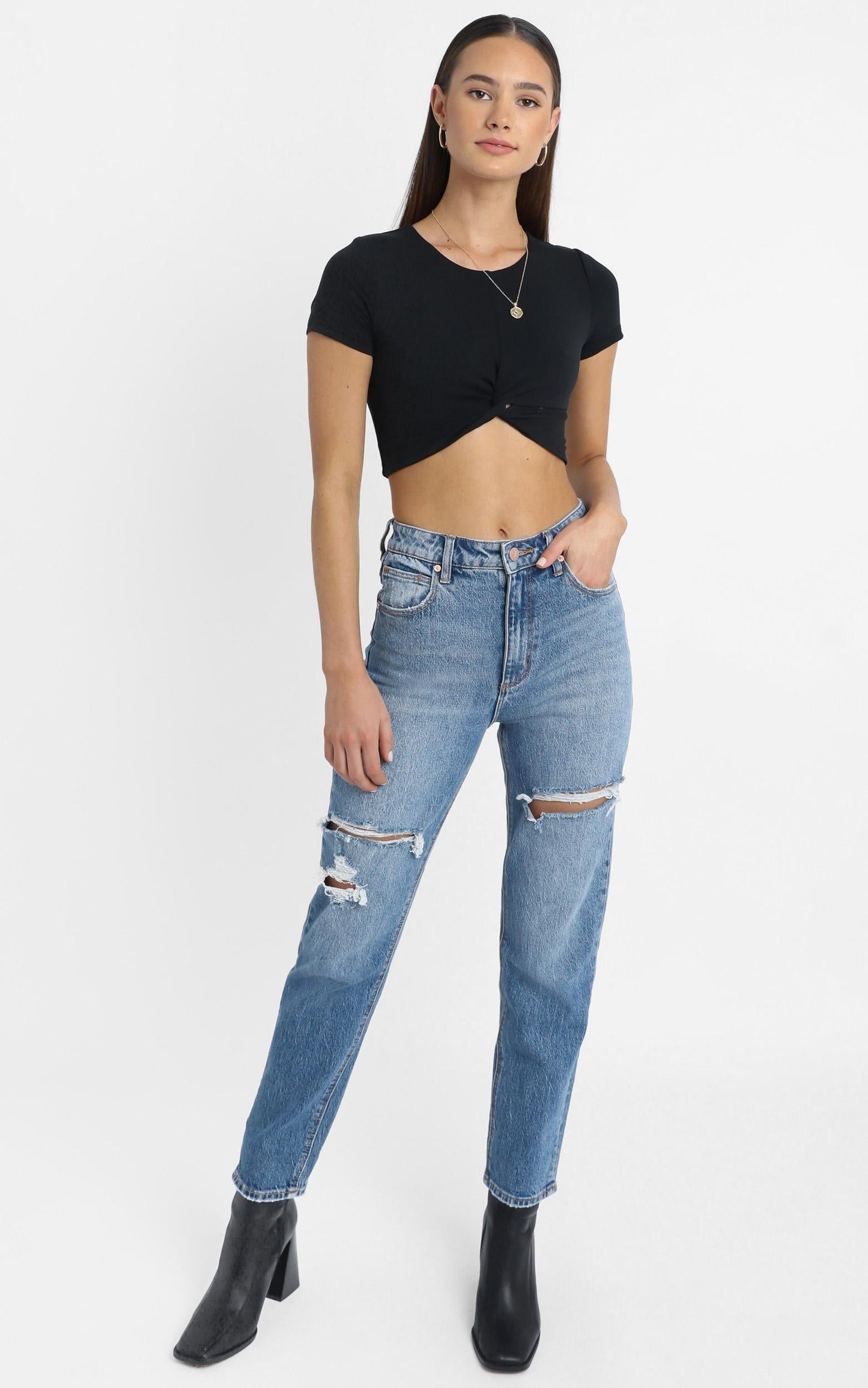 Leilani Top in Black