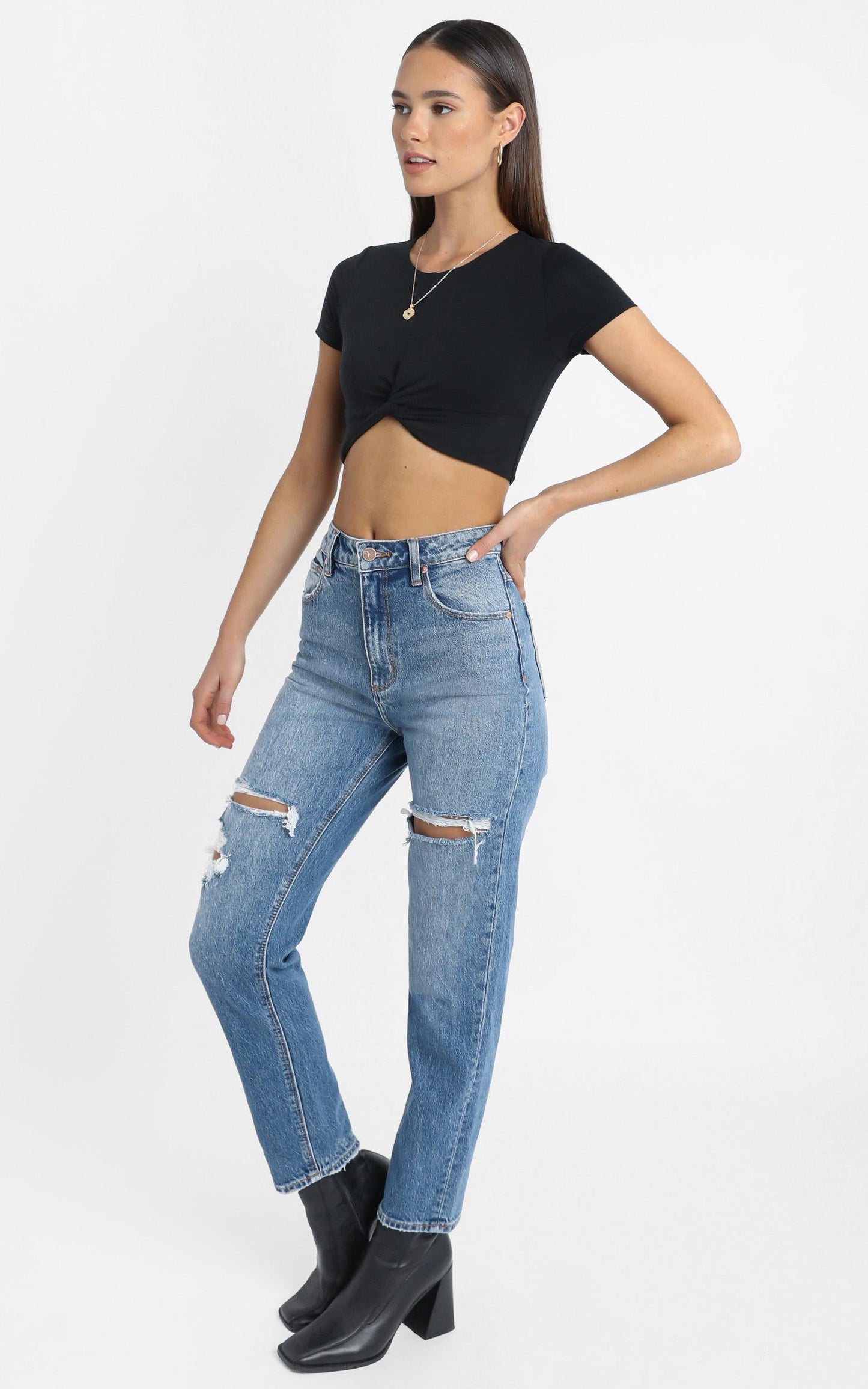 Leilani Top in Black