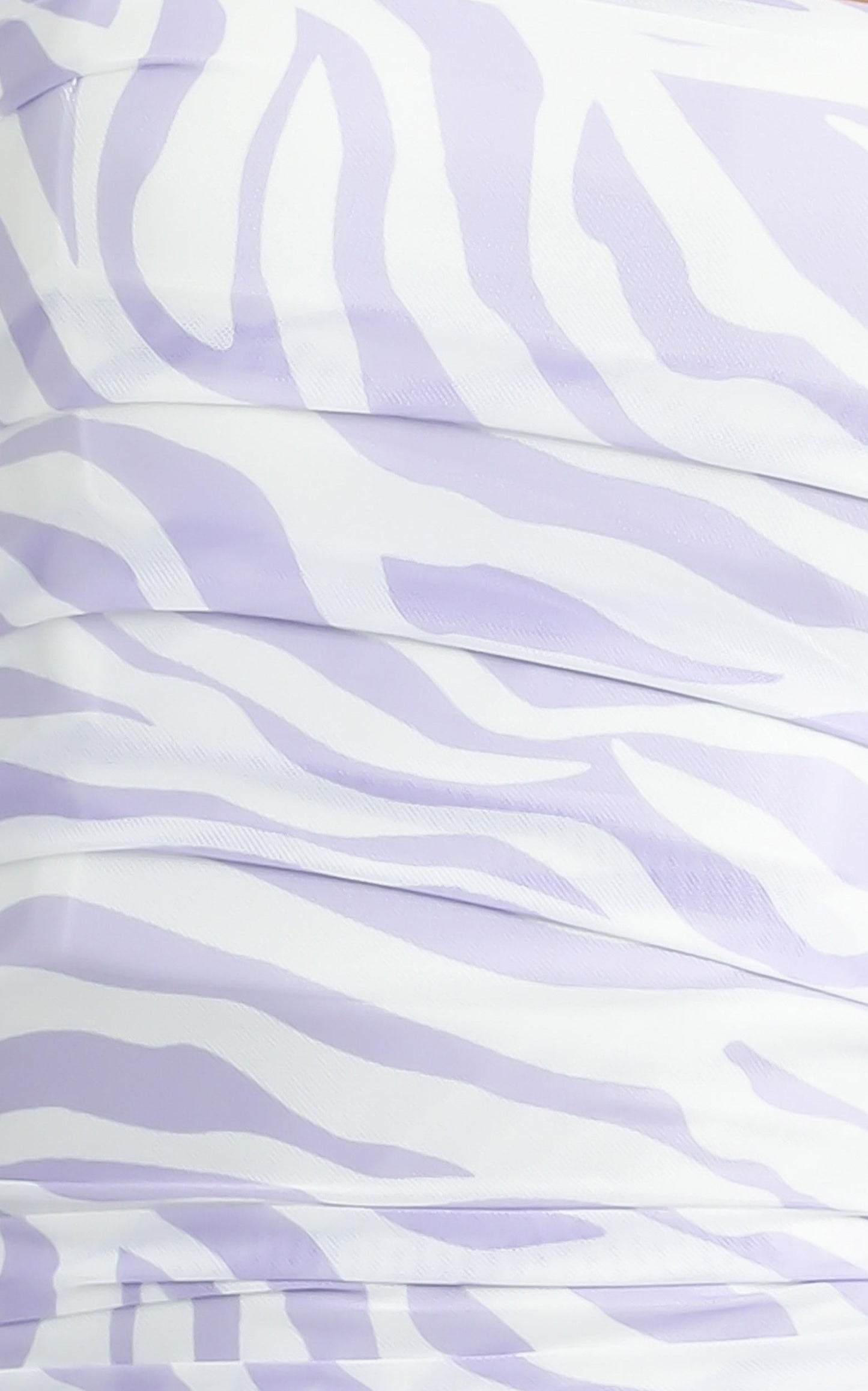 Lelo Dress in Purple Zebra Print