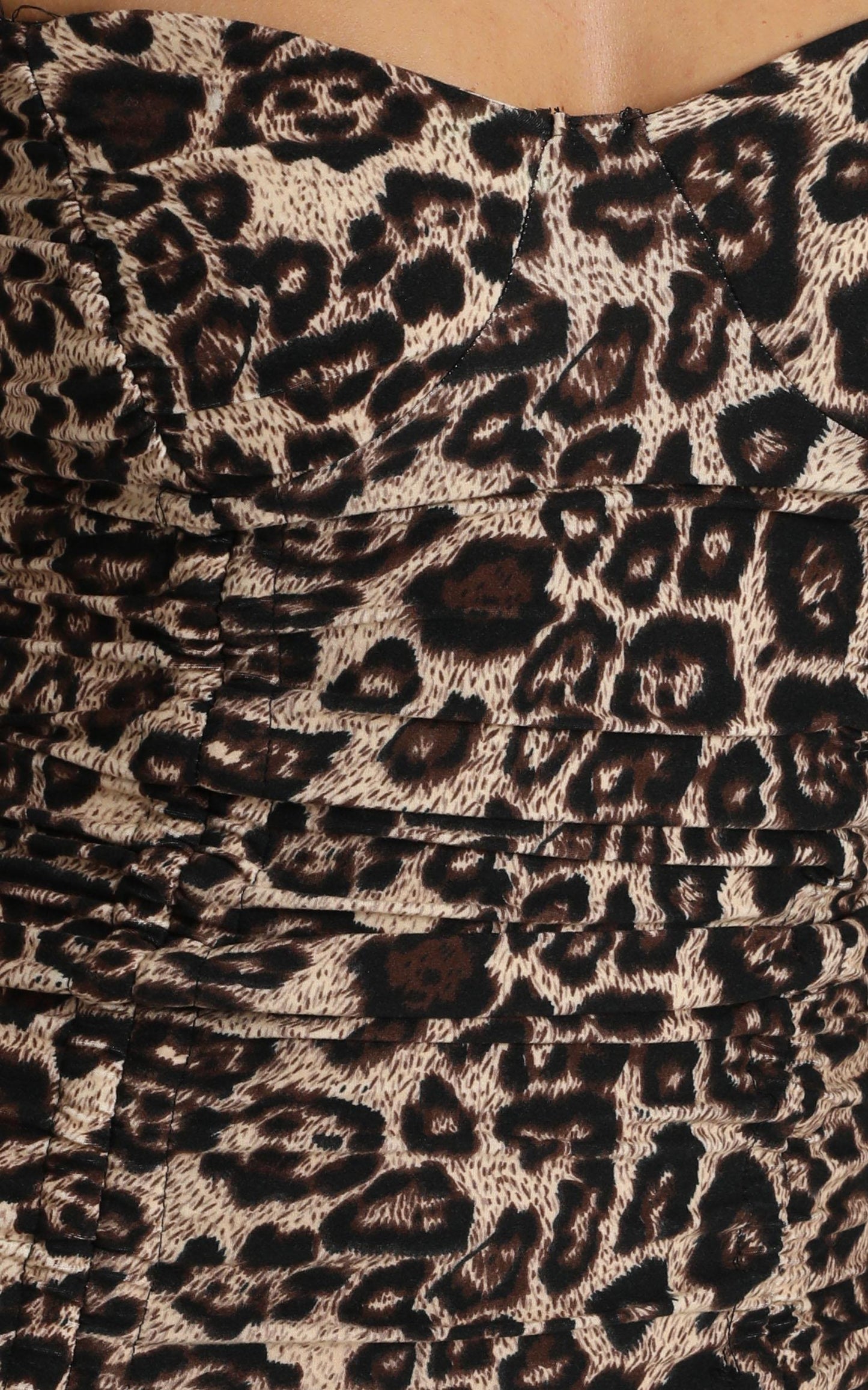 Just Fantasy Dress in Leopard Print