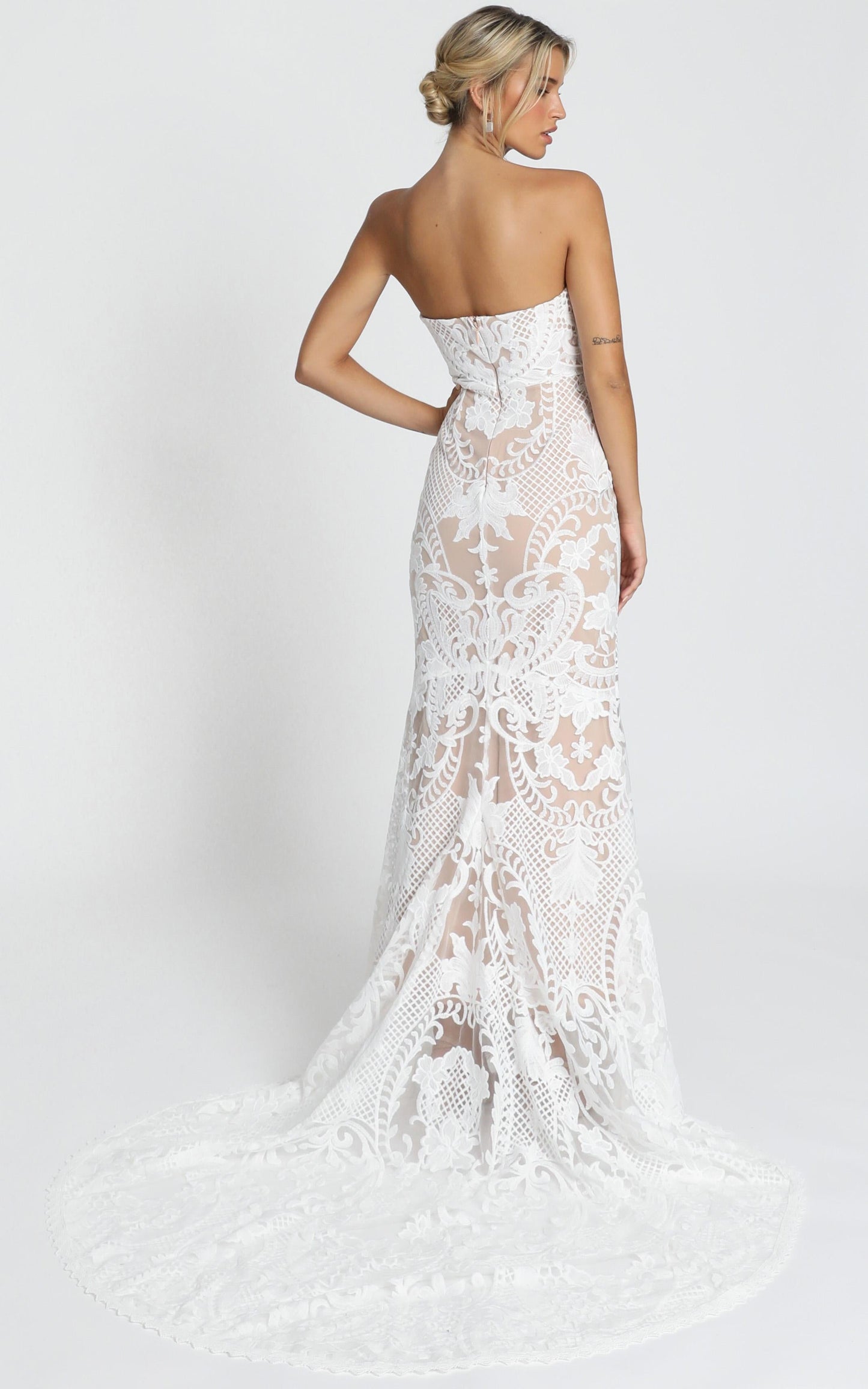 Lets Get Married Gown in White Lace