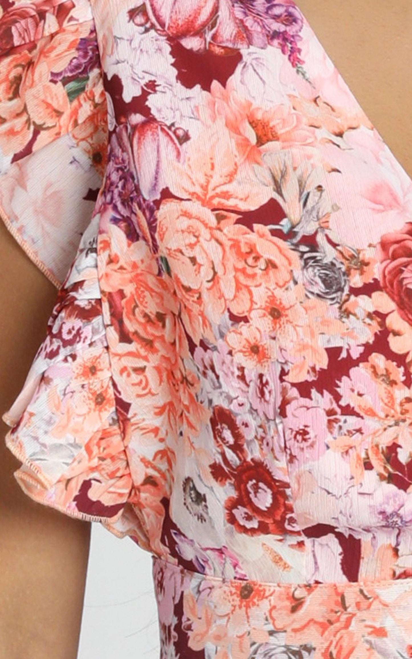 Let's Mingle Top in Atomic Tangerine Floral