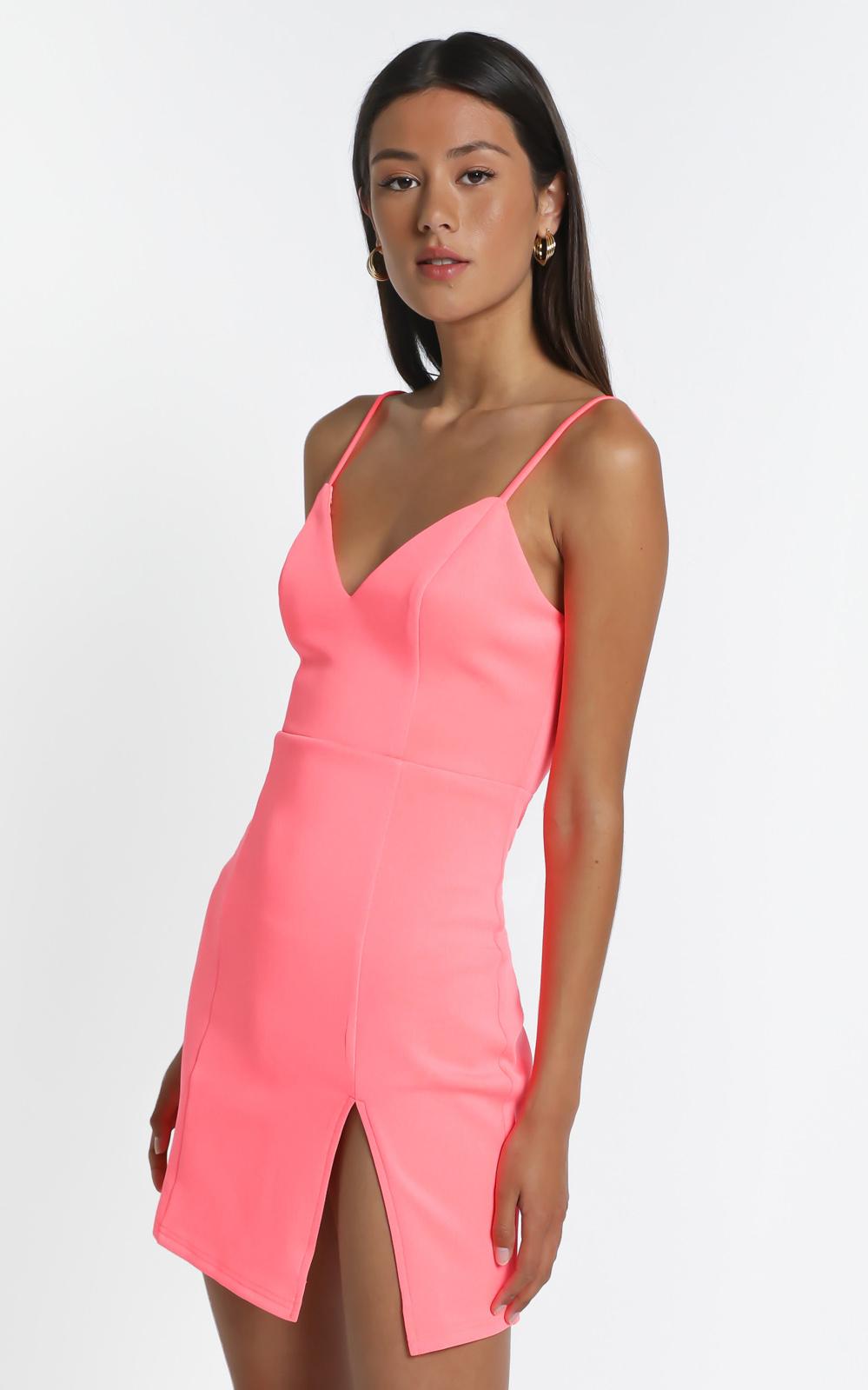 Lets Unwind Dress in Hot Pink