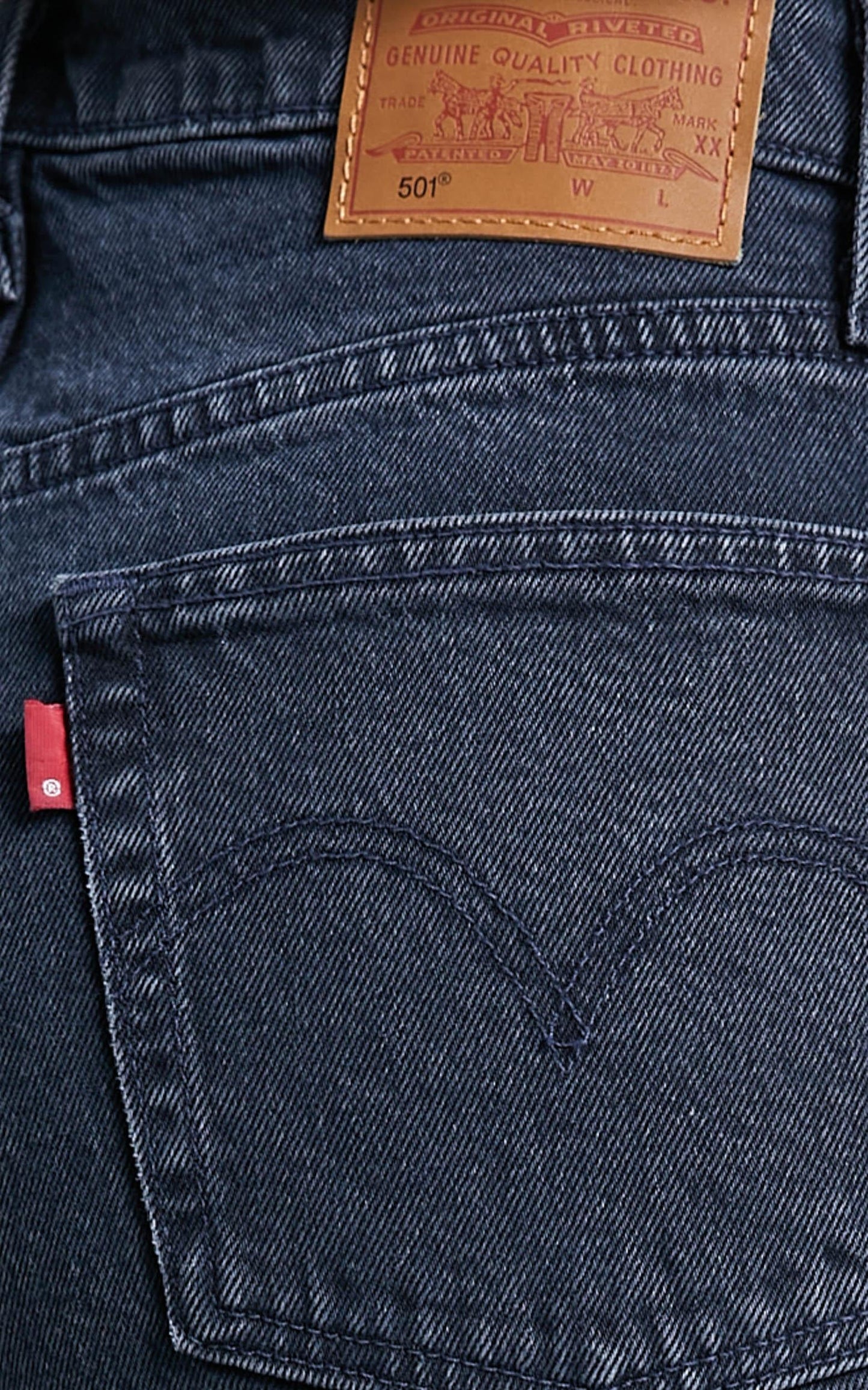 Levi's - 501 Crop Jean in Deep Dark