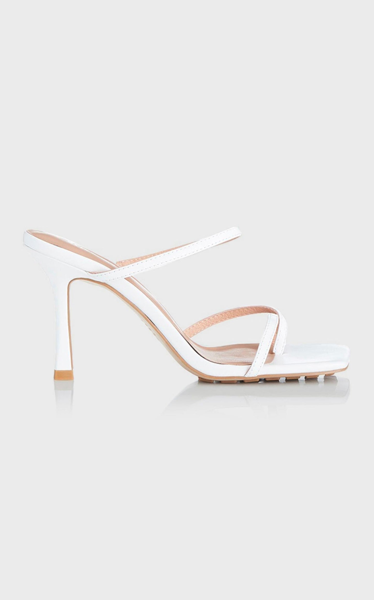 Alias Mae - Lexis Heel in White Kid Leather