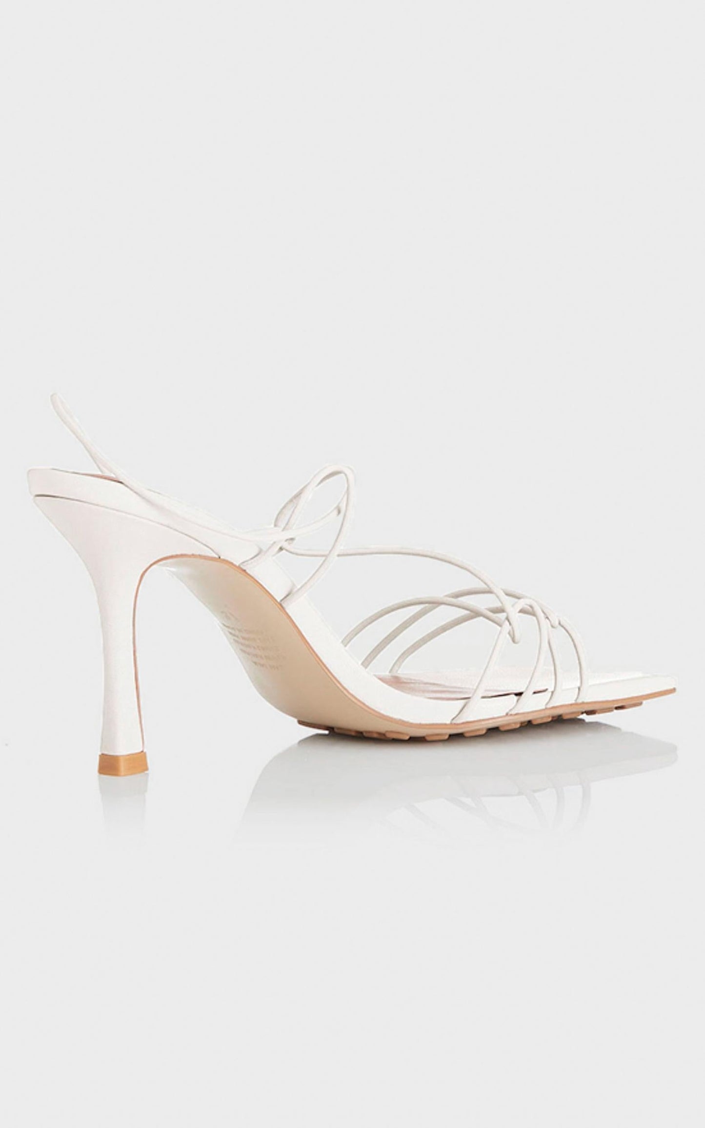 Alias Mae - Leyla Heel in Ivory Kid Leather