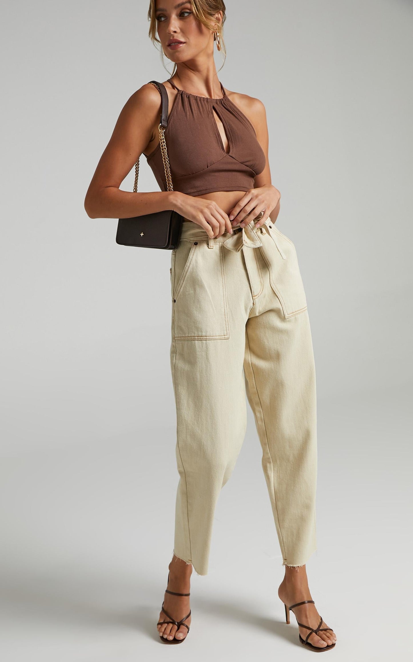 Leyton Jeans in Ecru