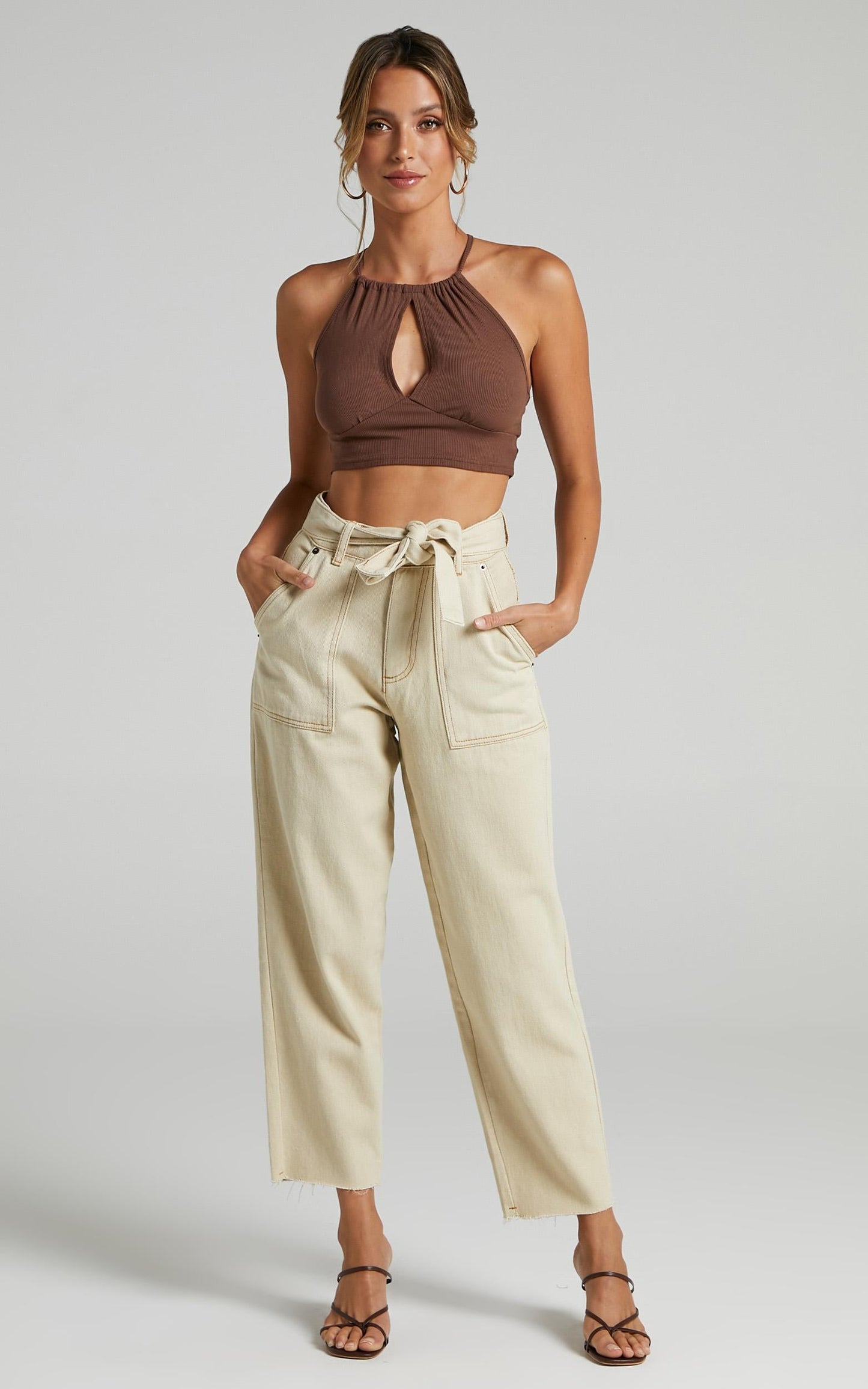 Leyton Jeans in Ecru
