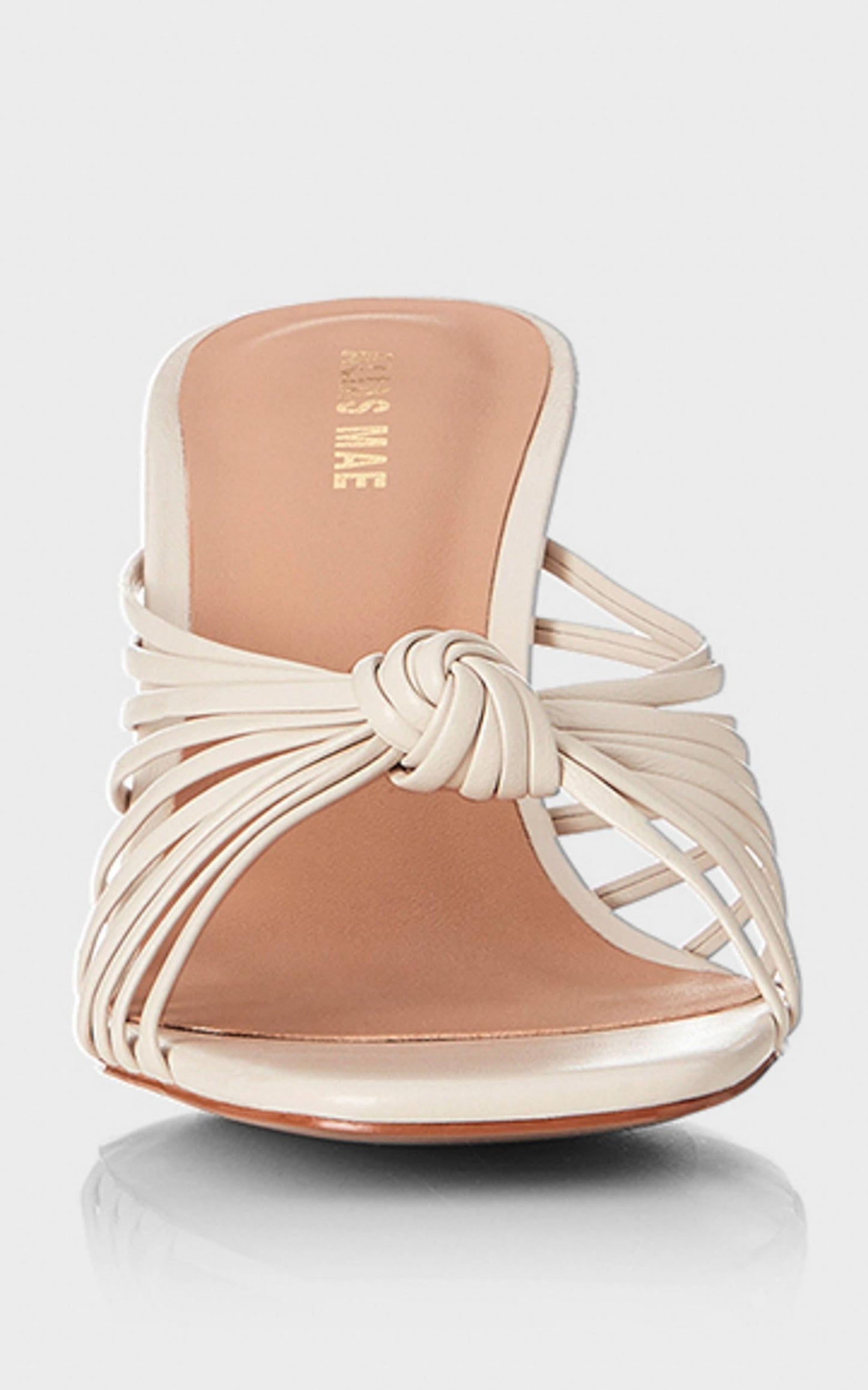 Alias Mae - Libby Heels in Bone Leather