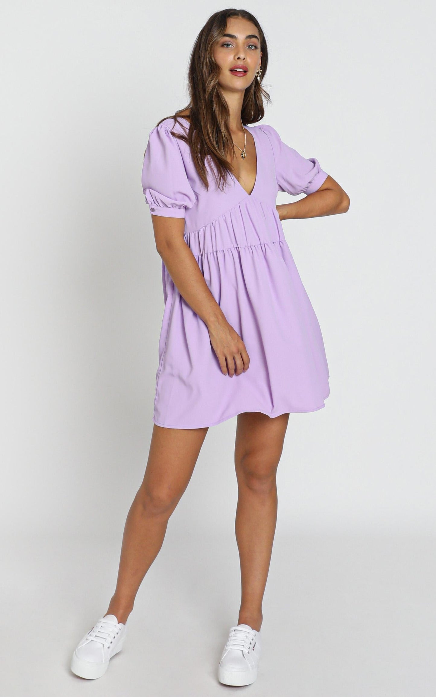 Hermione Dress in Purple
