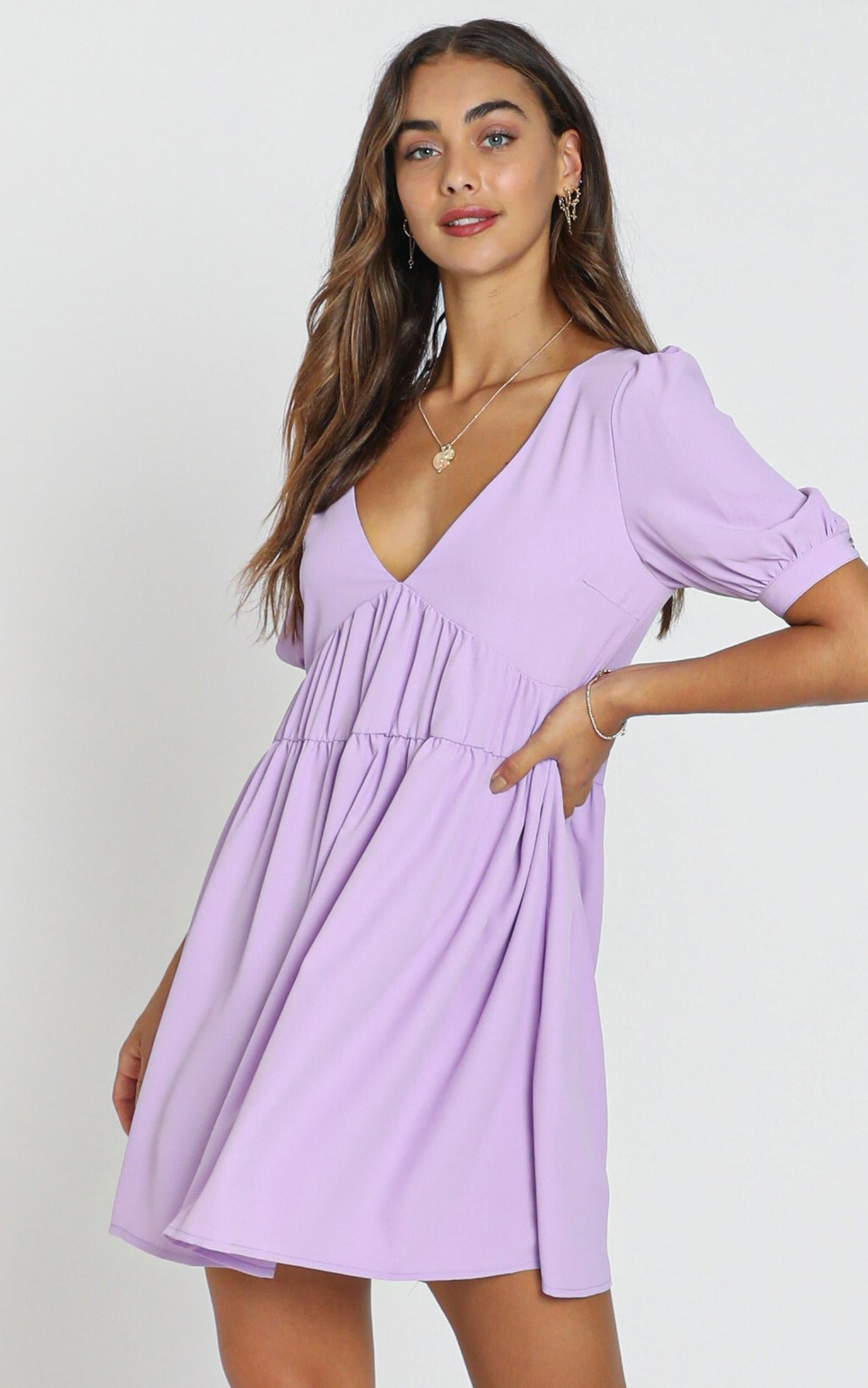Hermione Dress in Purple