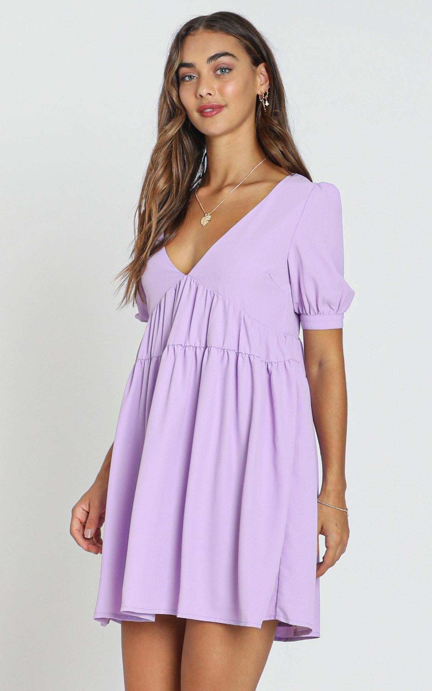Hermione Dress in Purple