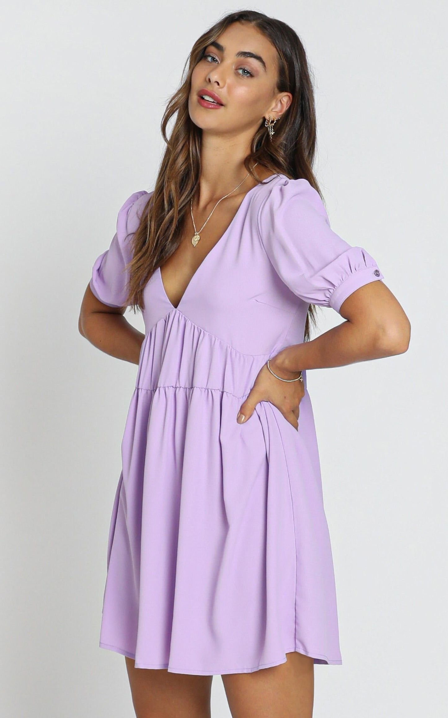 Hermione Dress in Purple