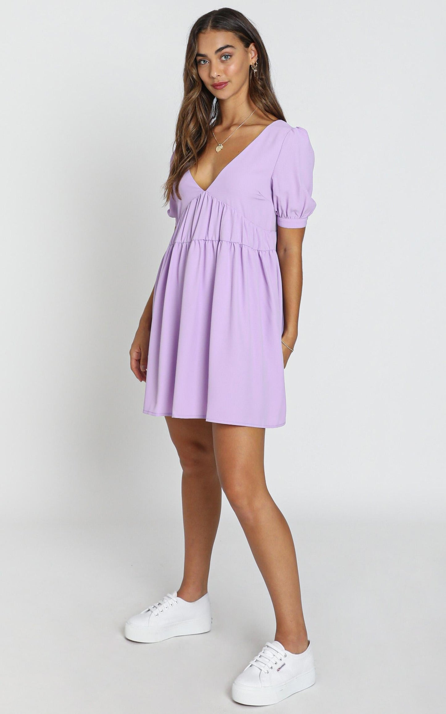 Hermione Dress in Purple