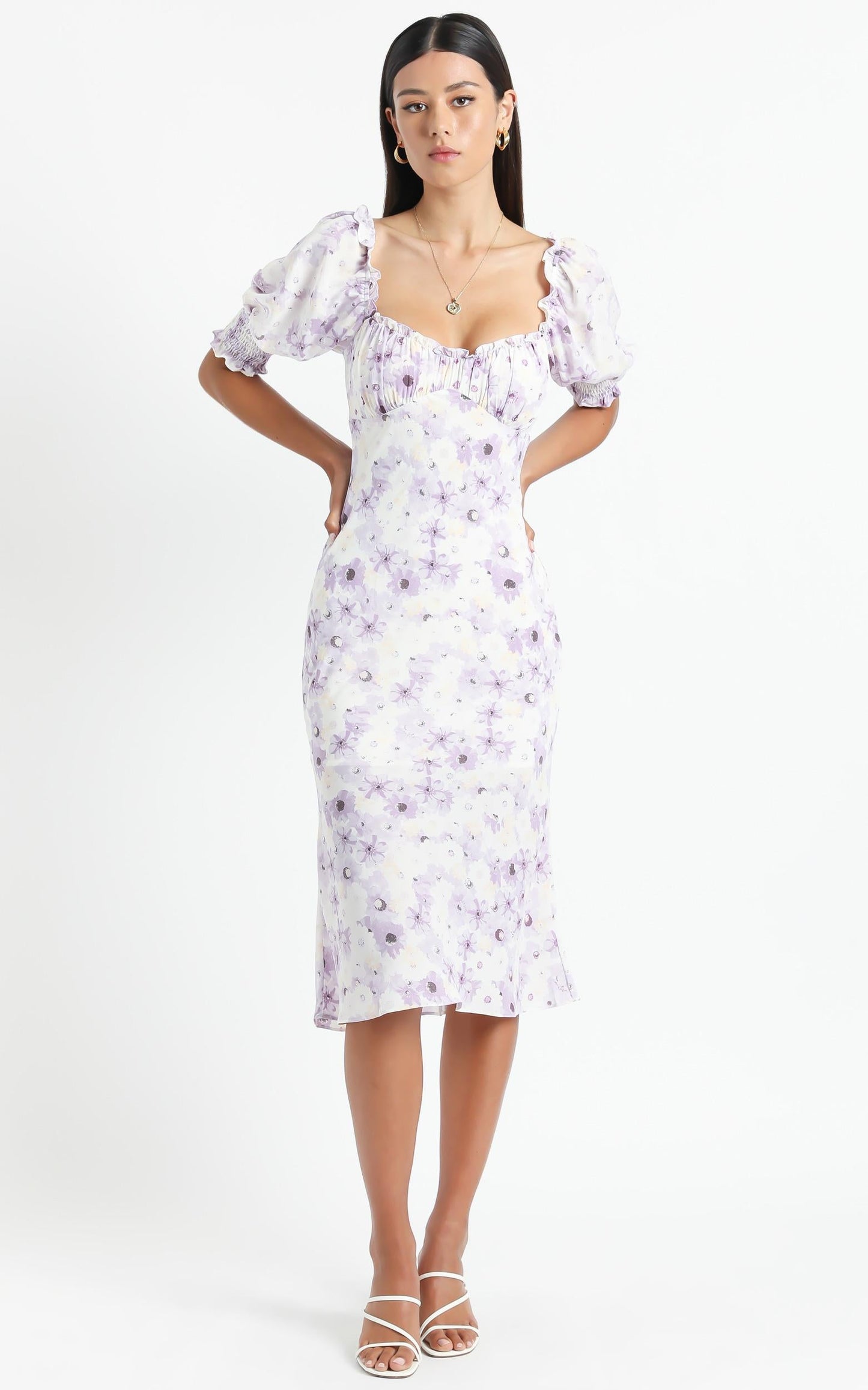 Missouri Dress in Lilac Floral