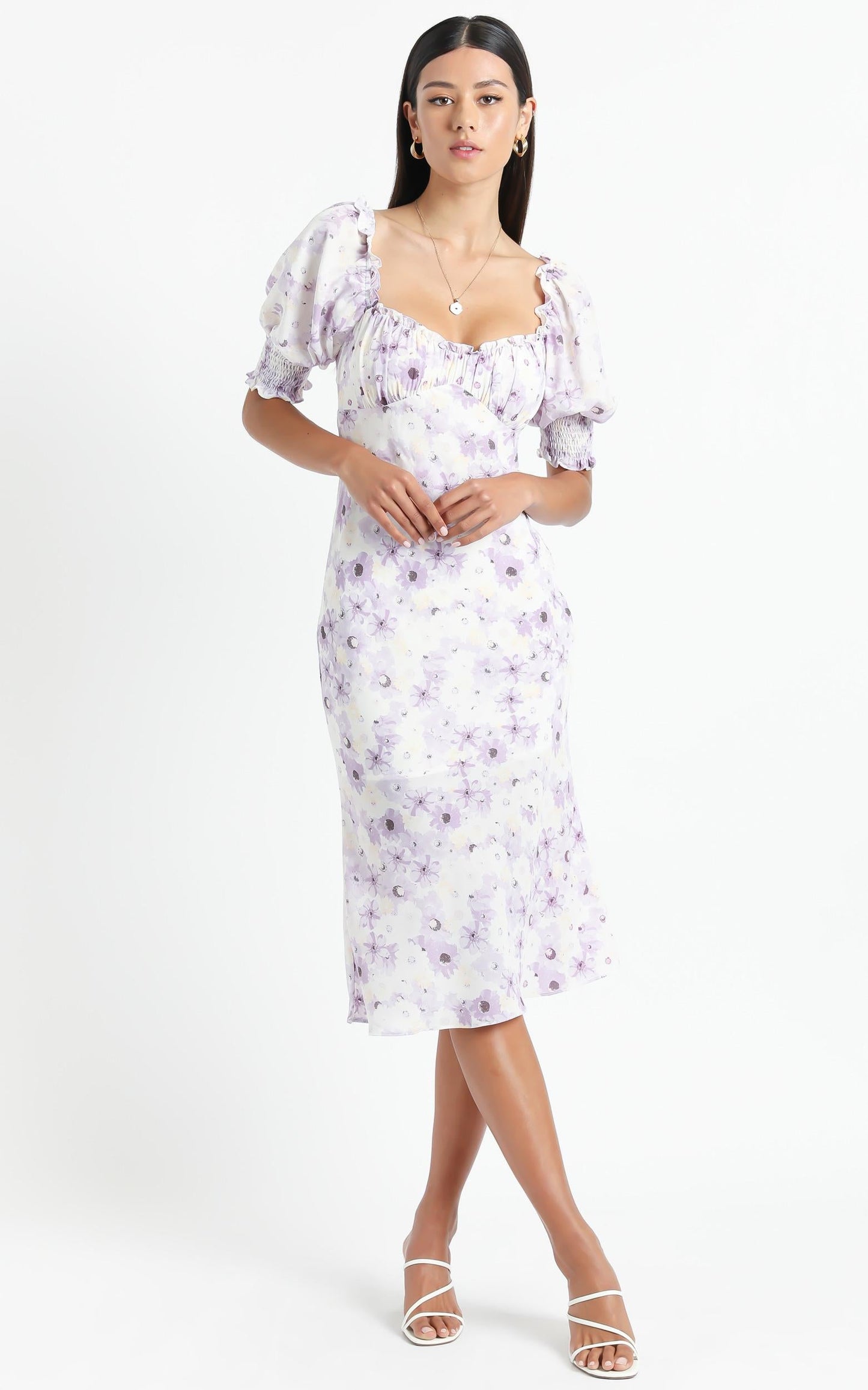 Missouri Dress in Lilac Floral