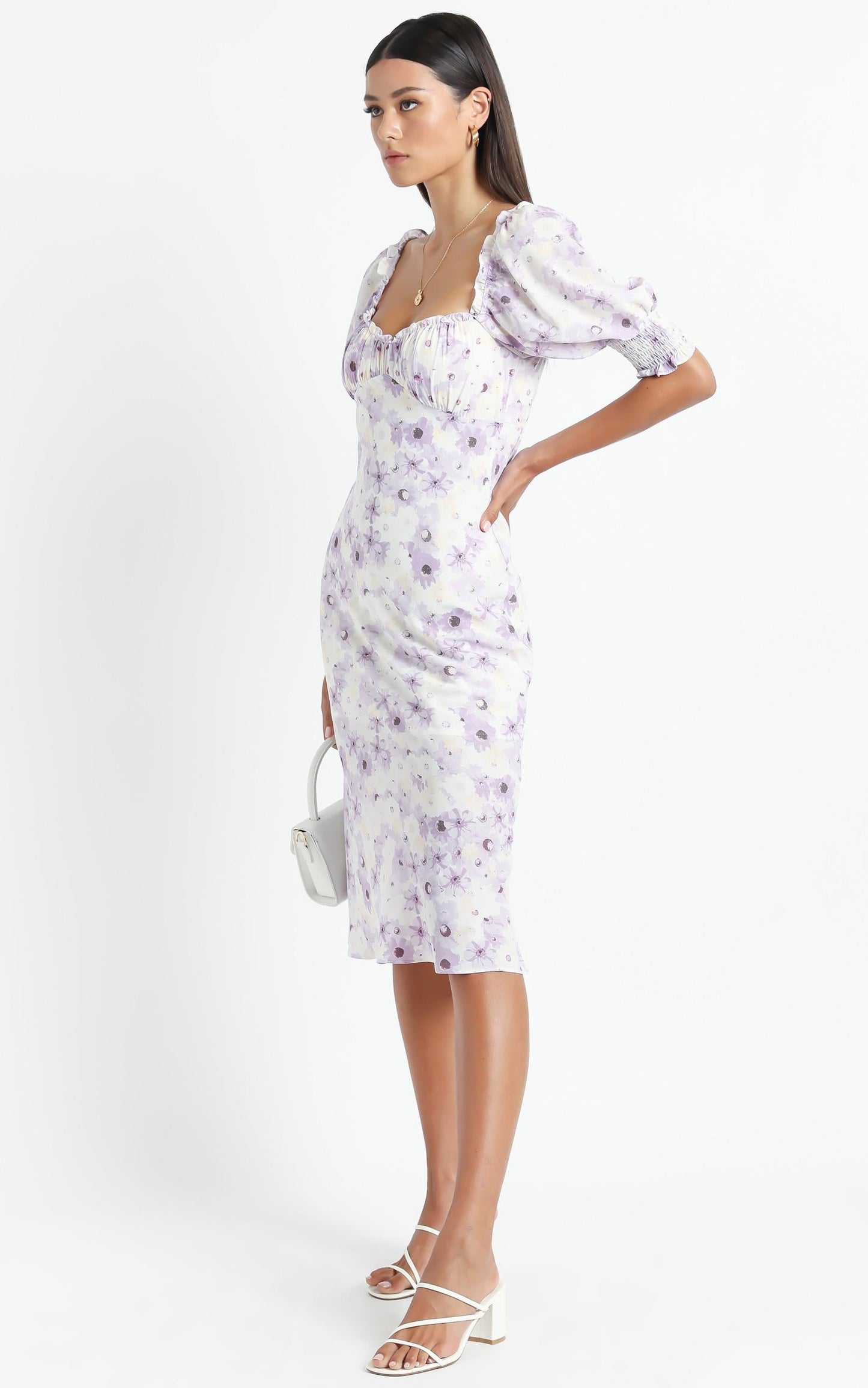 Missouri Dress in Lilac Floral