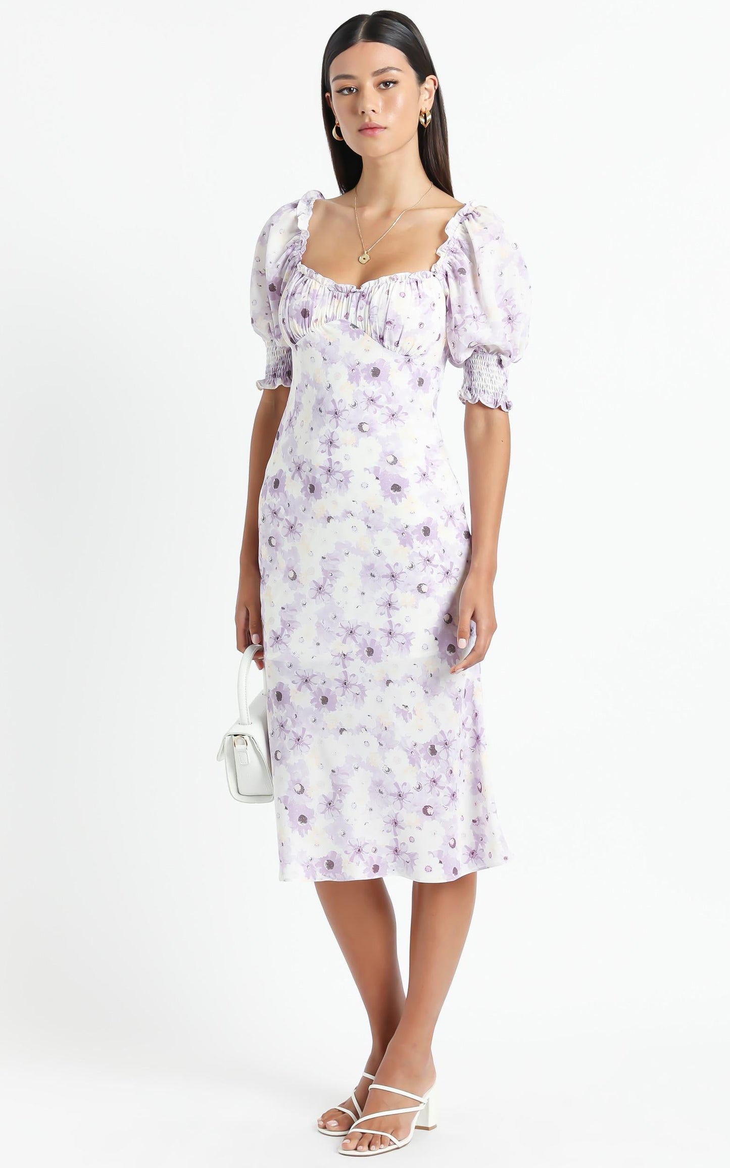 Missouri Dress in Lilac Floral