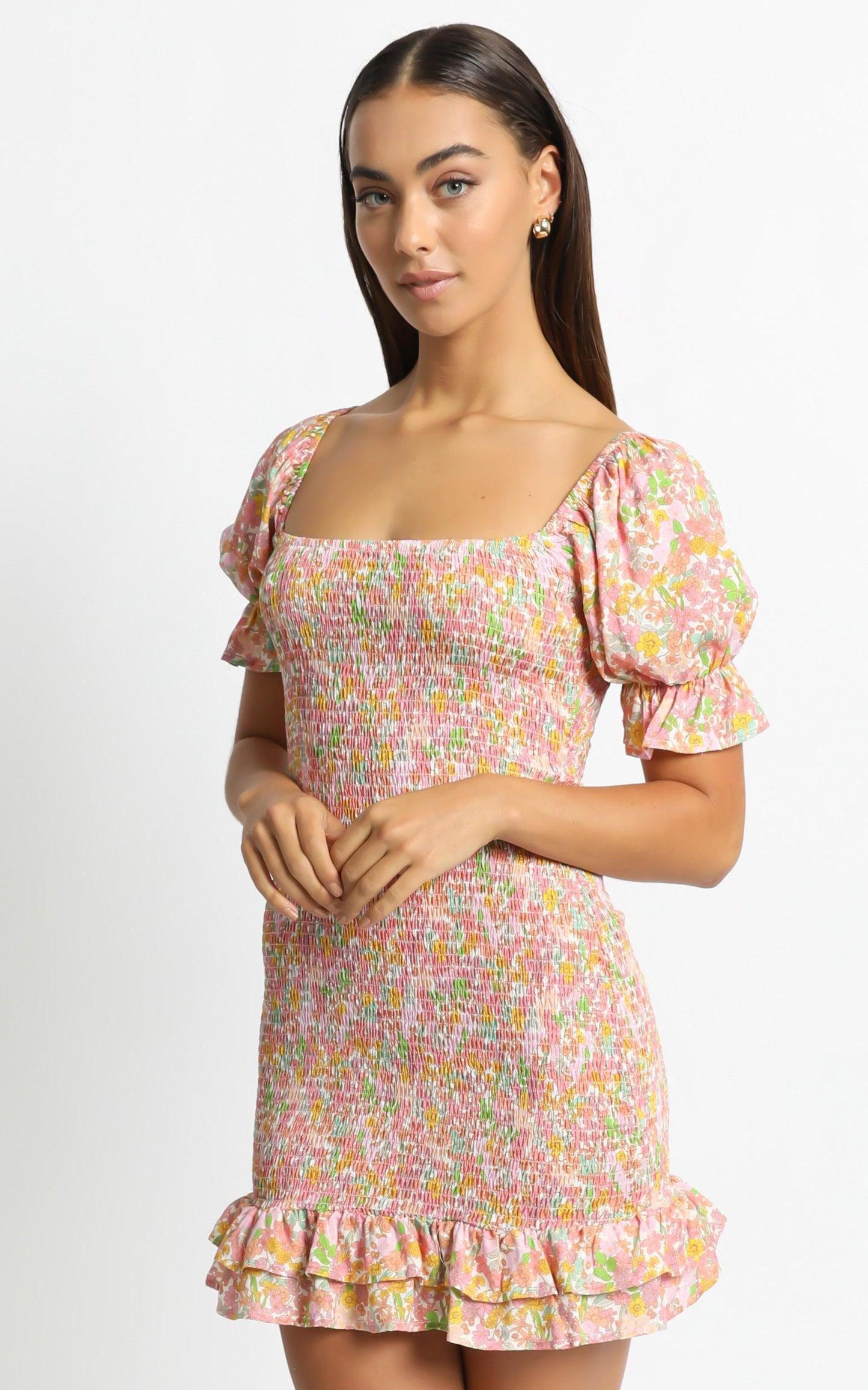 Lilja Dress in Flower Field