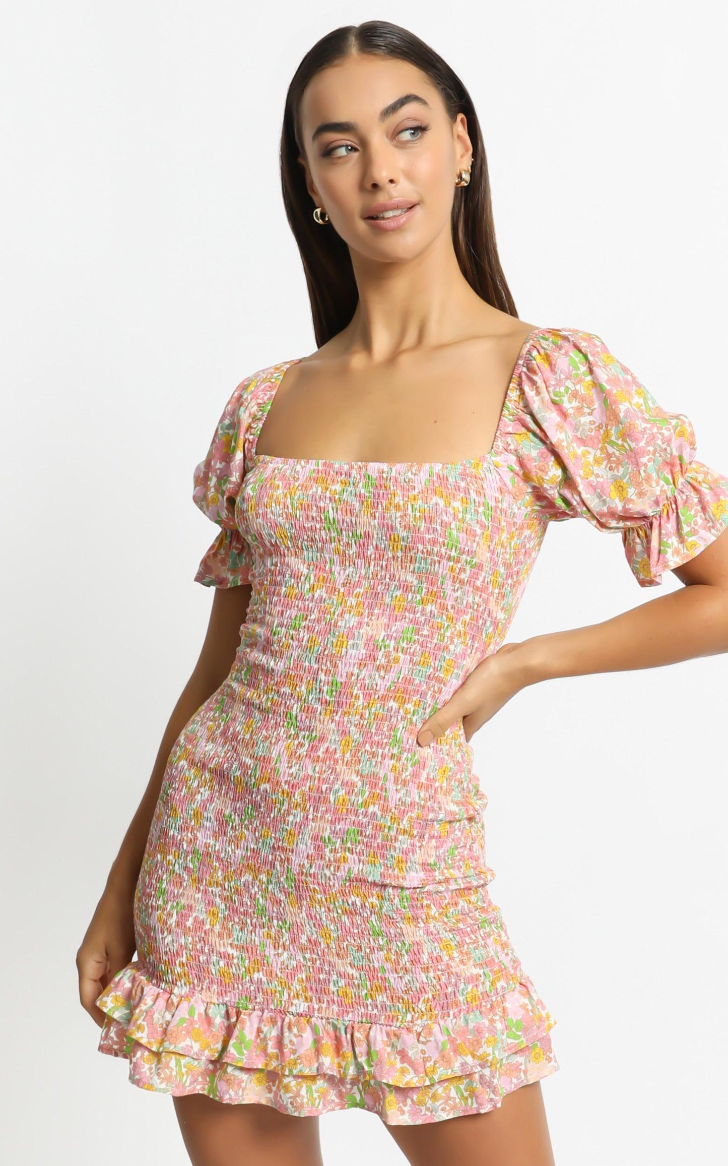 Lilja Dress in Flower Field