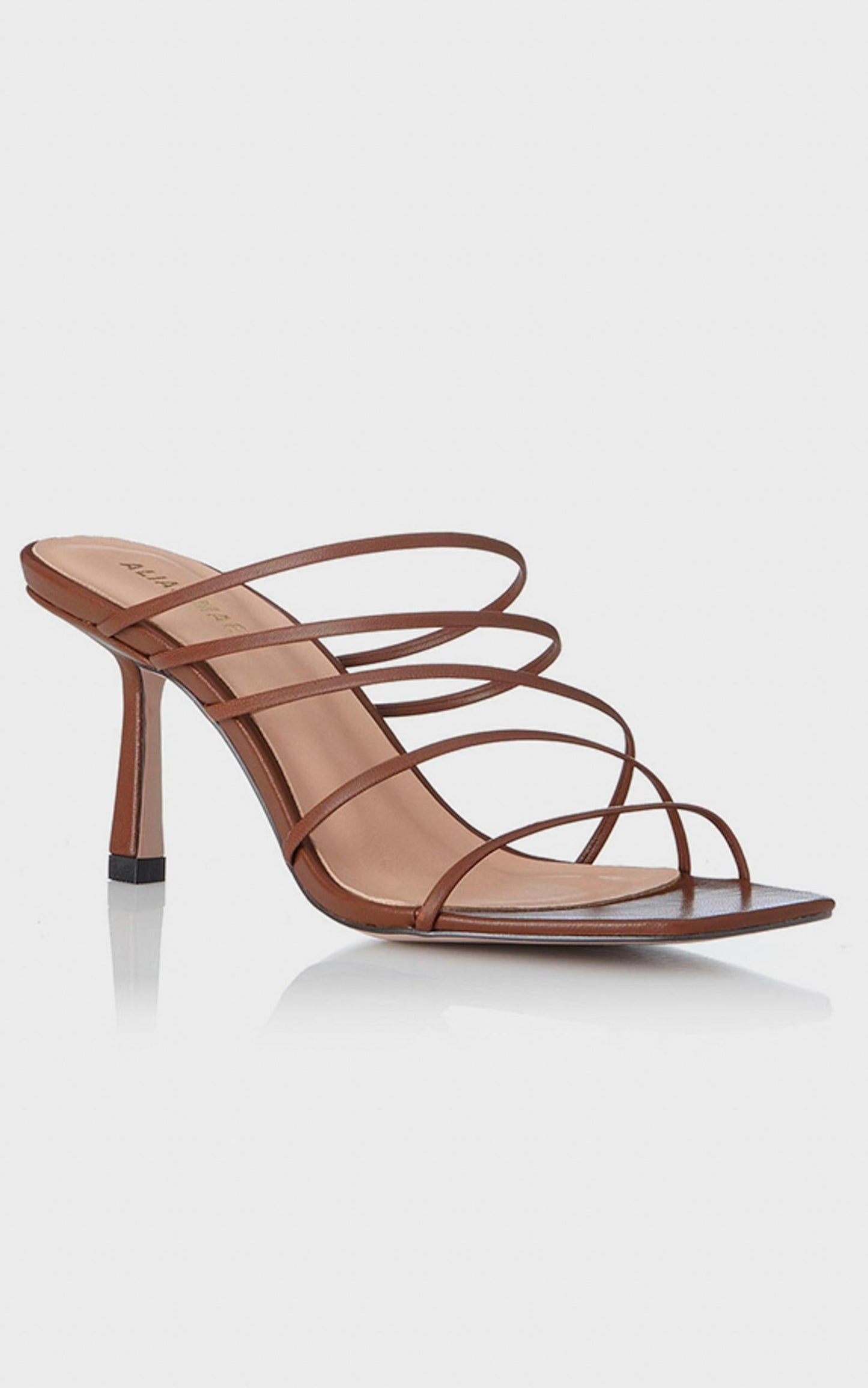 Alias Mae - Lilli Heel in Mocha Kid Leather