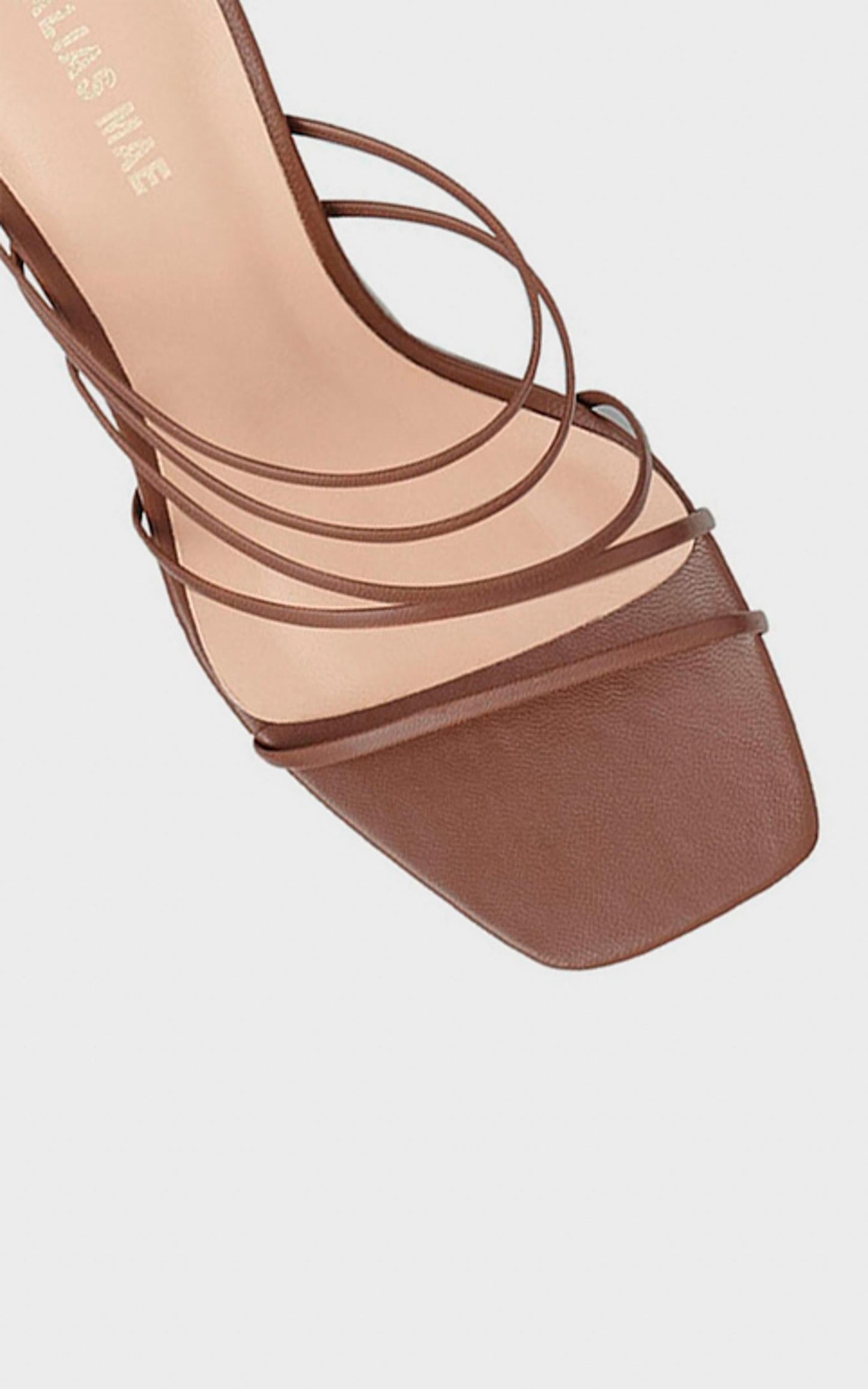 Alias Mae - Lilli Heel in Mocha Kid Leather