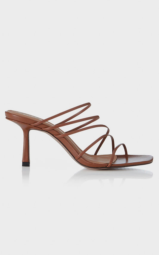Alias Mae - Lilli Heel in Mocha Kid Leather