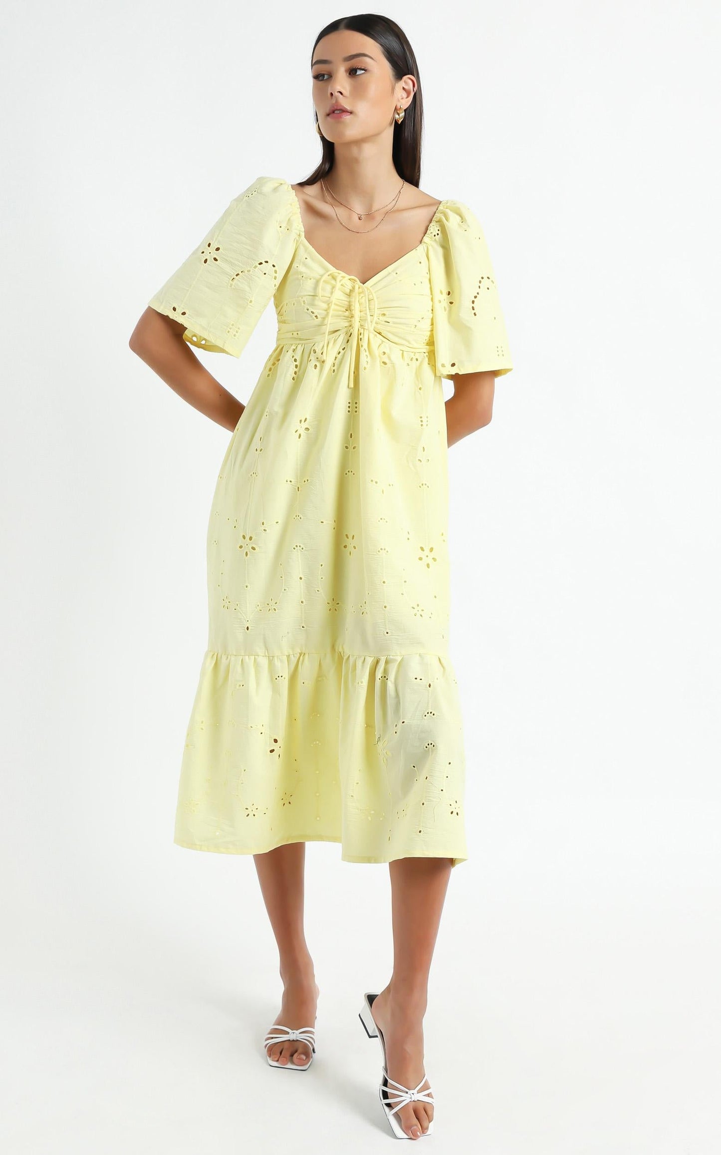 Lillianna Dress in Yellow